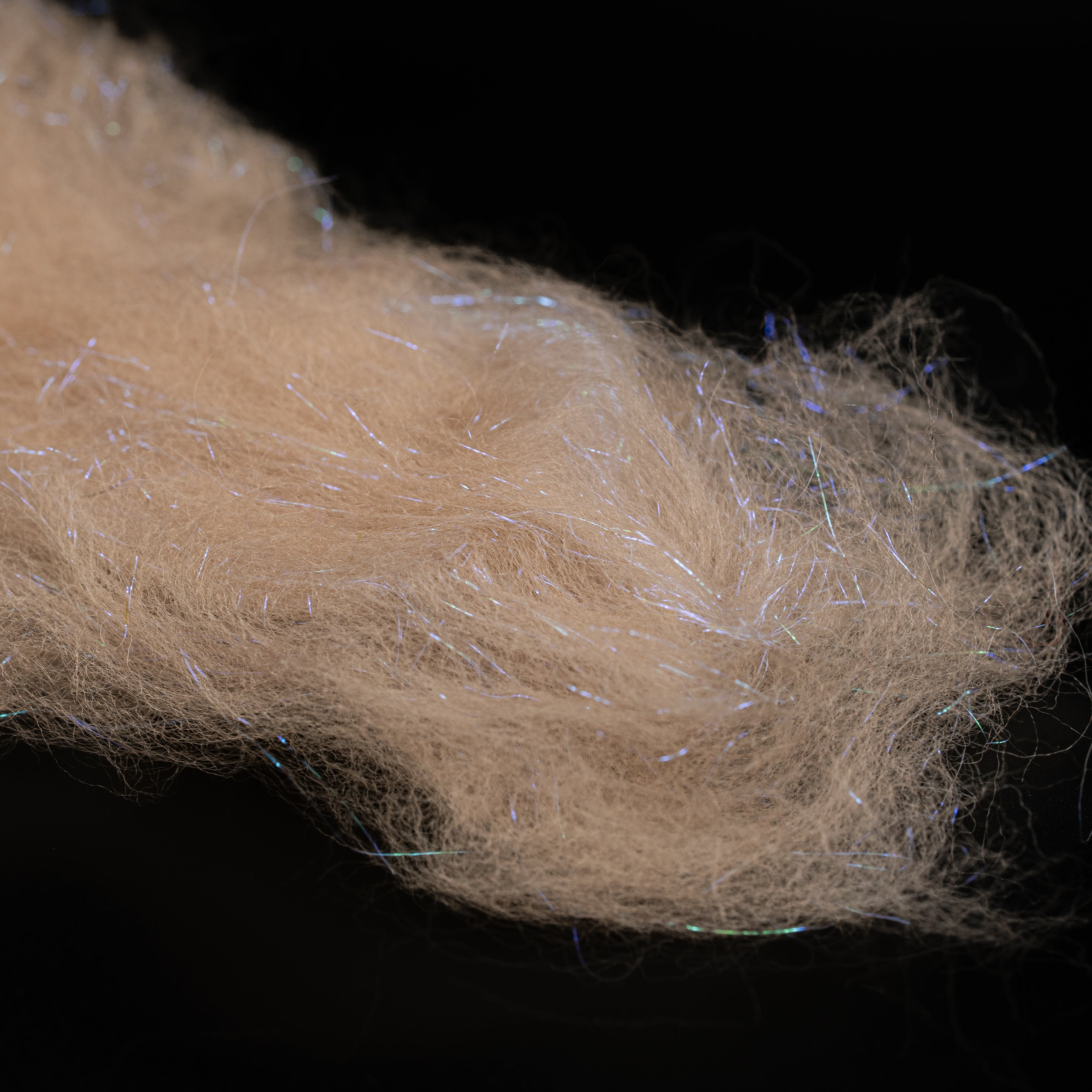 Voodoo Faux Fox Fibers Tan synthetic fly tying fibers