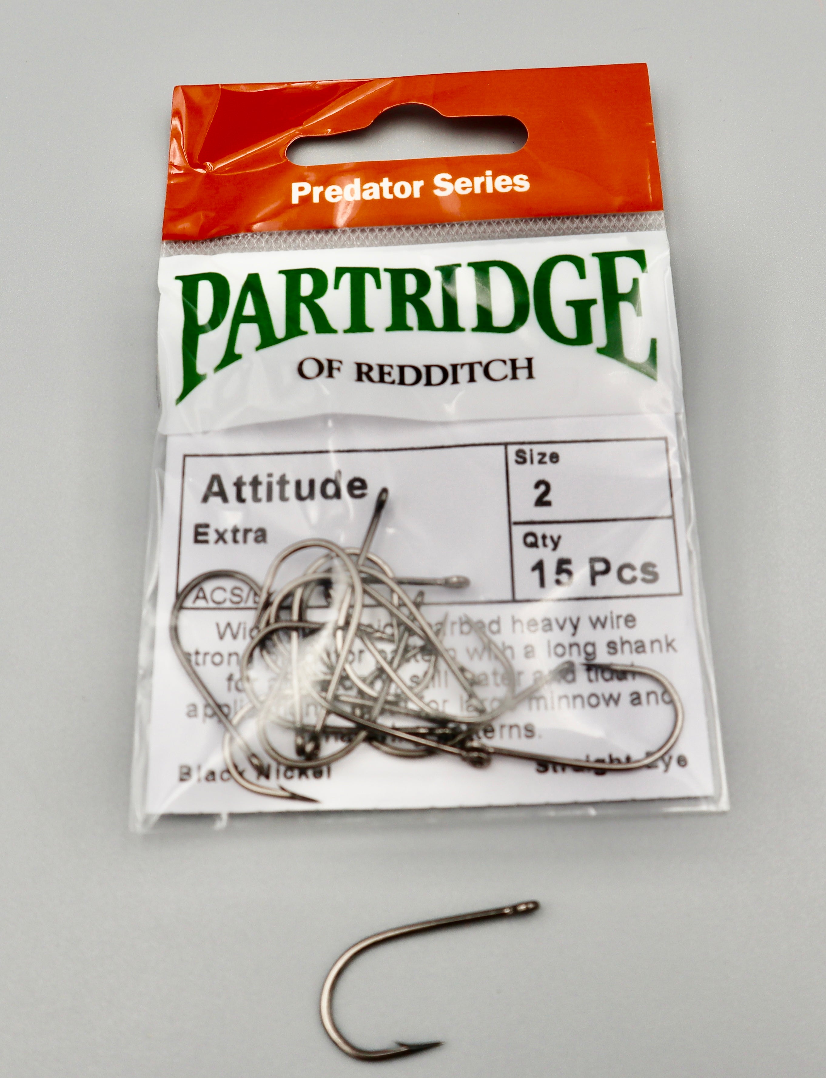 Partridge Of Redditch Attitude Extra Hook (Predator series)