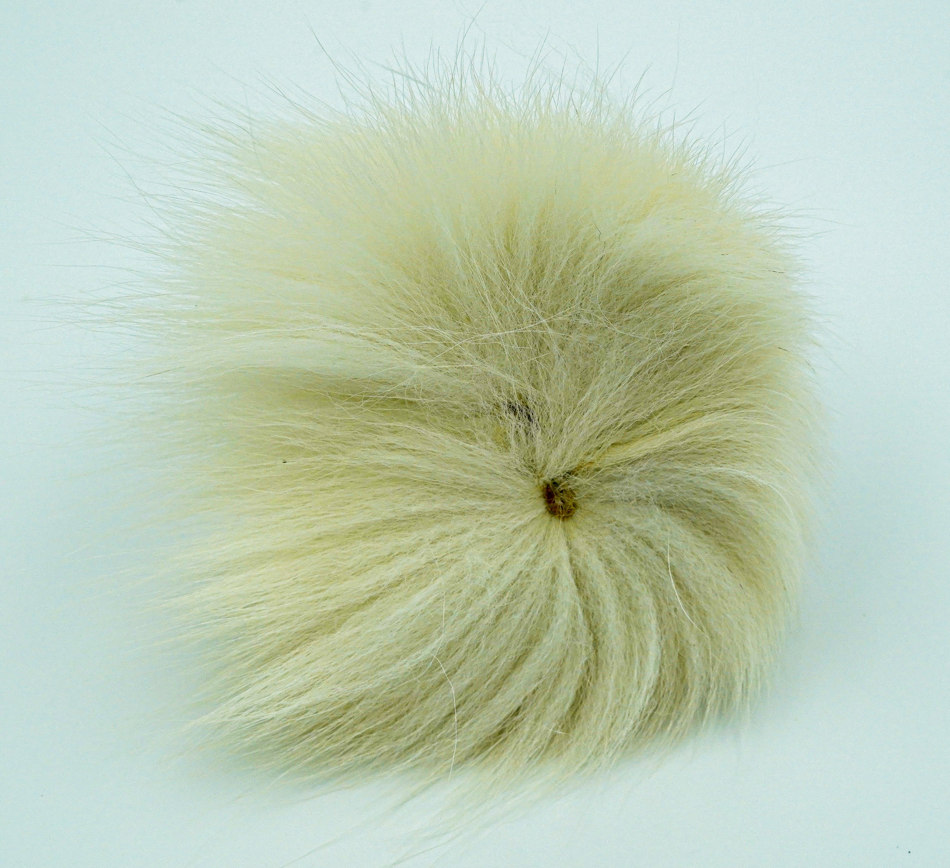 Arctic Fox Tail Fly Hair white color
