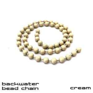 Backwater Bead Chain-Sight Cast fly tying beads Cream