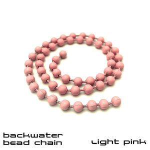 Backwater Bead Chain-Sight Cast fly tying beads Light Pink