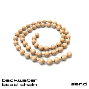 Backwater Bead Chain-Sight Cast fly tying beads Sand