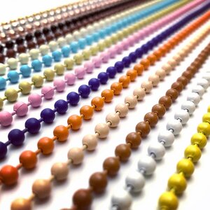 Backwater Bead Chain-Sight Cast fly tying beads assorted colors