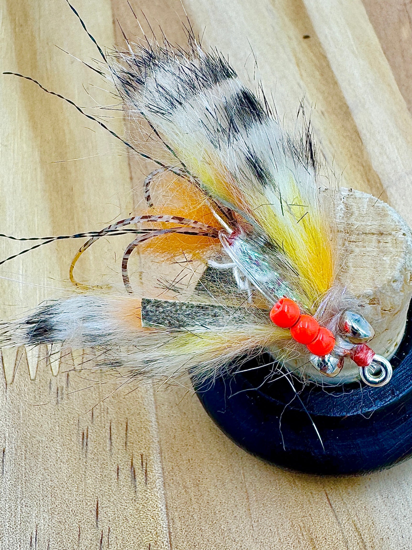Bayou Avalon fly top view, redfish and permit pattern