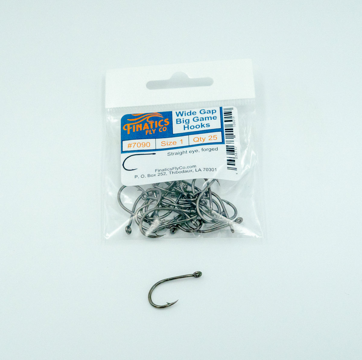 Wide Gap Big Game Hooks – #7090- Finatics Fly Company