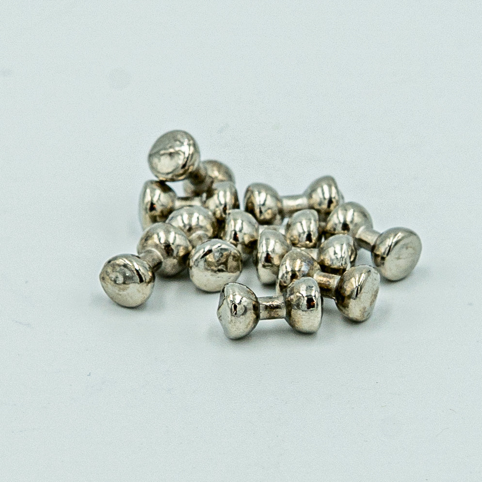 Nickel Plated Lead Eyes – Finatics Fly Company