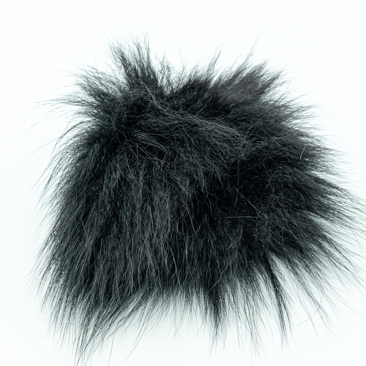 Arctic Fox Tail Fly Hair Black color