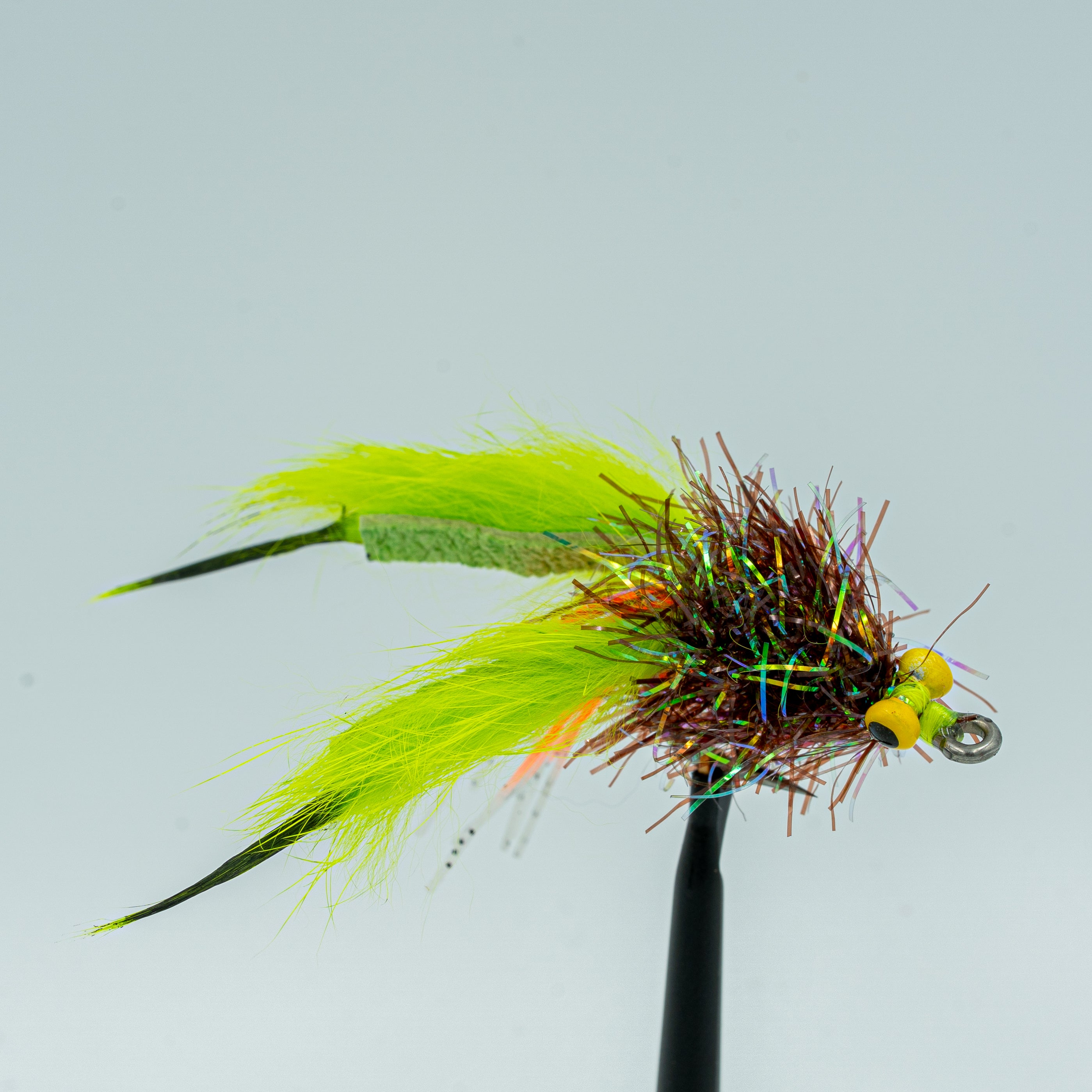 Alec's Brown Marsh Munchie fly in Olive Color