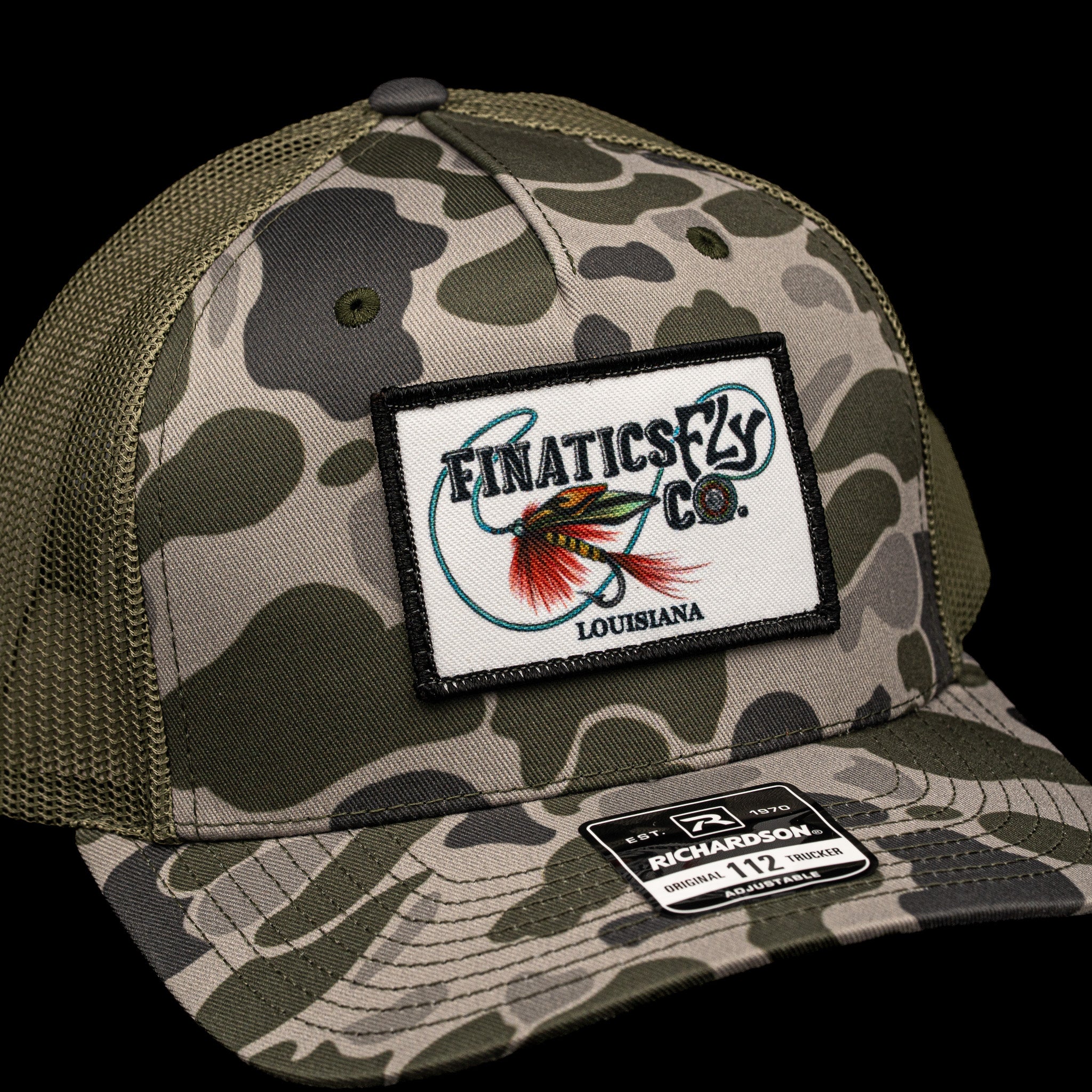 Marsh Duck Camo Patch Hat – Finatics Fly Company