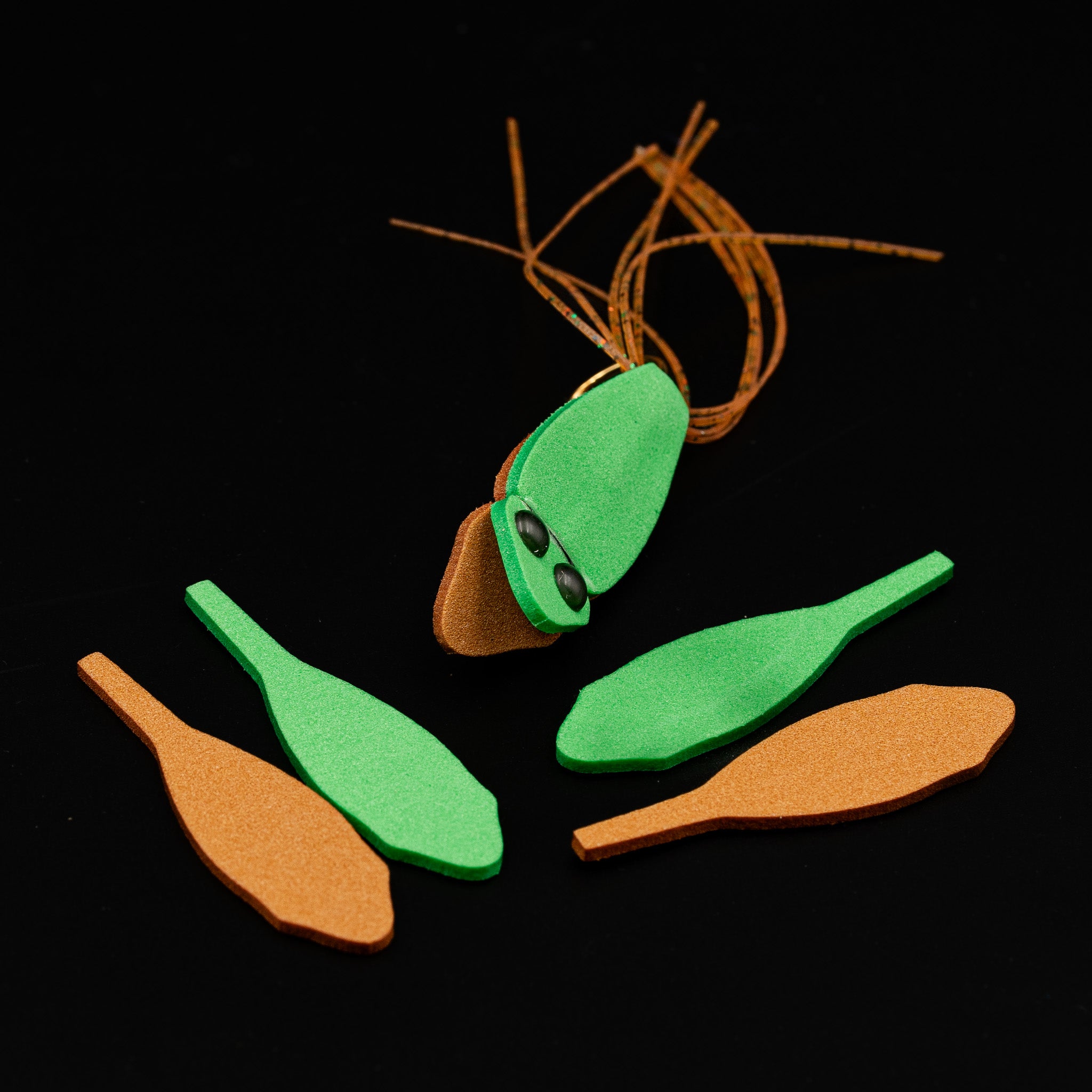 Cajun Frog Bodies– Finatics Fly Company