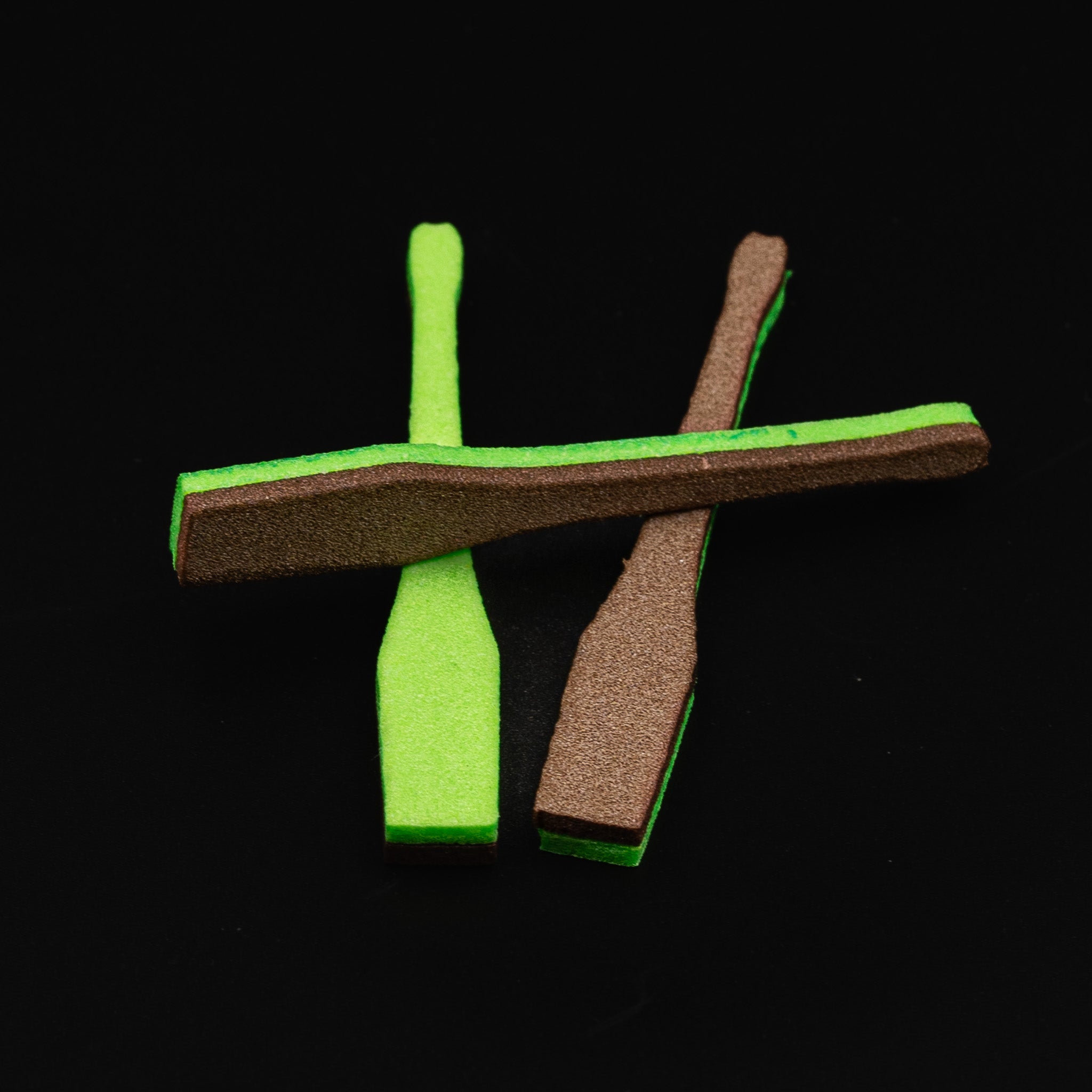Cajun DragonFly Foam Bodies – 4mm Two-Tone (Large)
