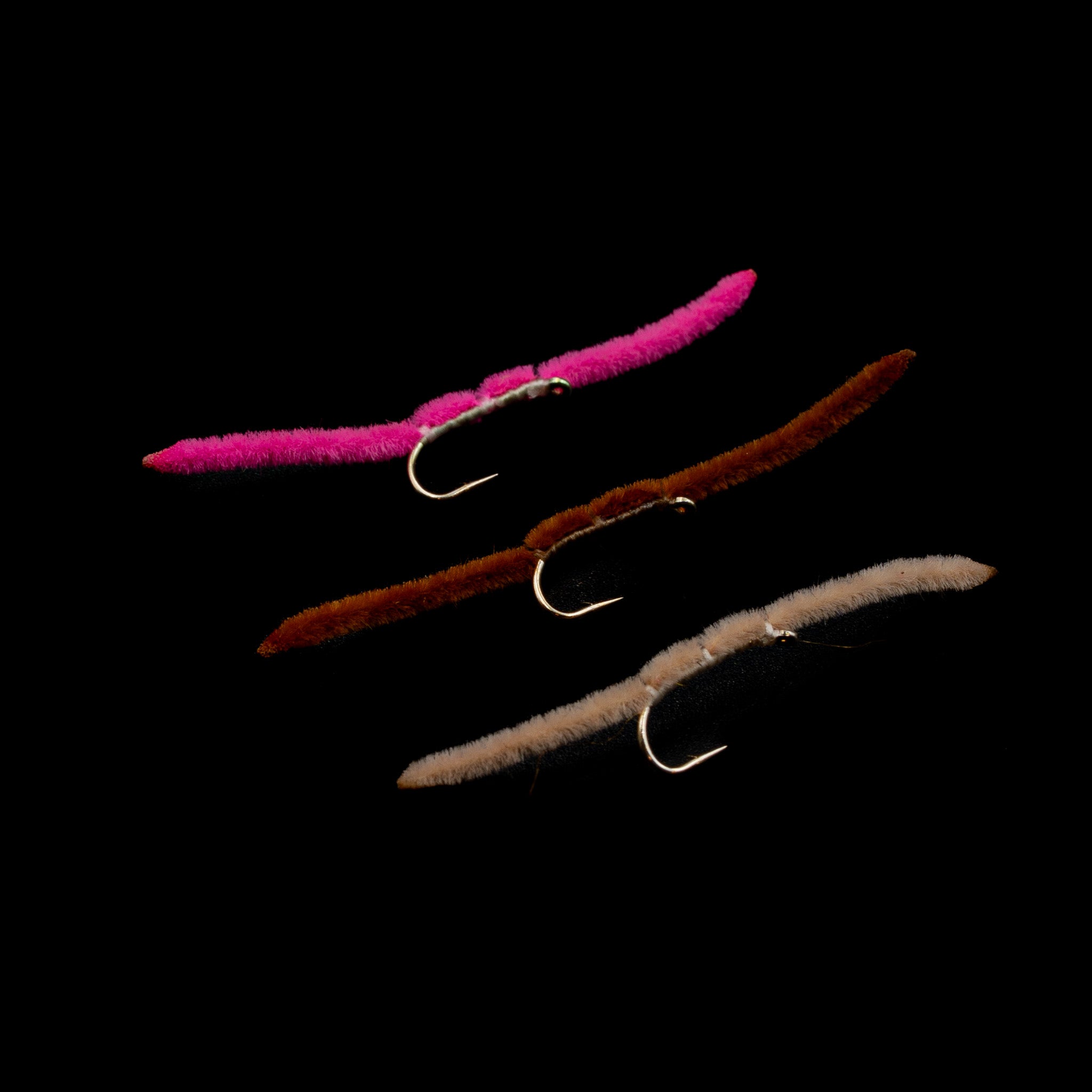 San Juan Worm – Brass Bead Head- Finatics Fly Company