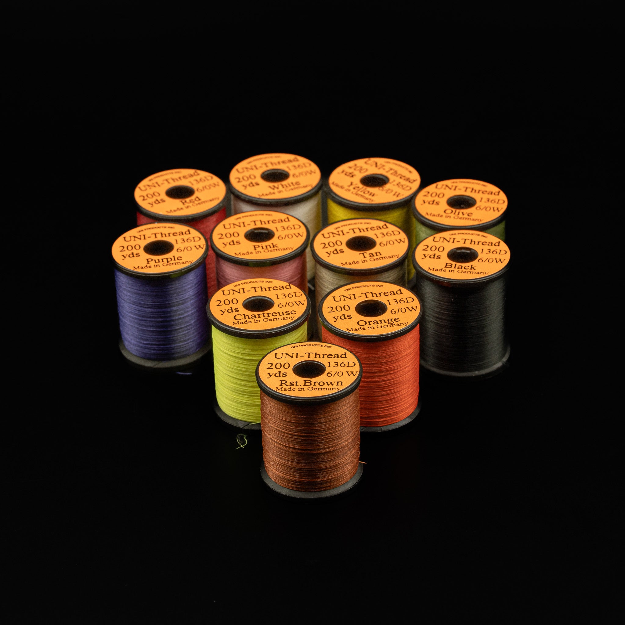 UNI-Thread 6/0 – 136D (200 Yards) Fly Tying Thread | FINATICS