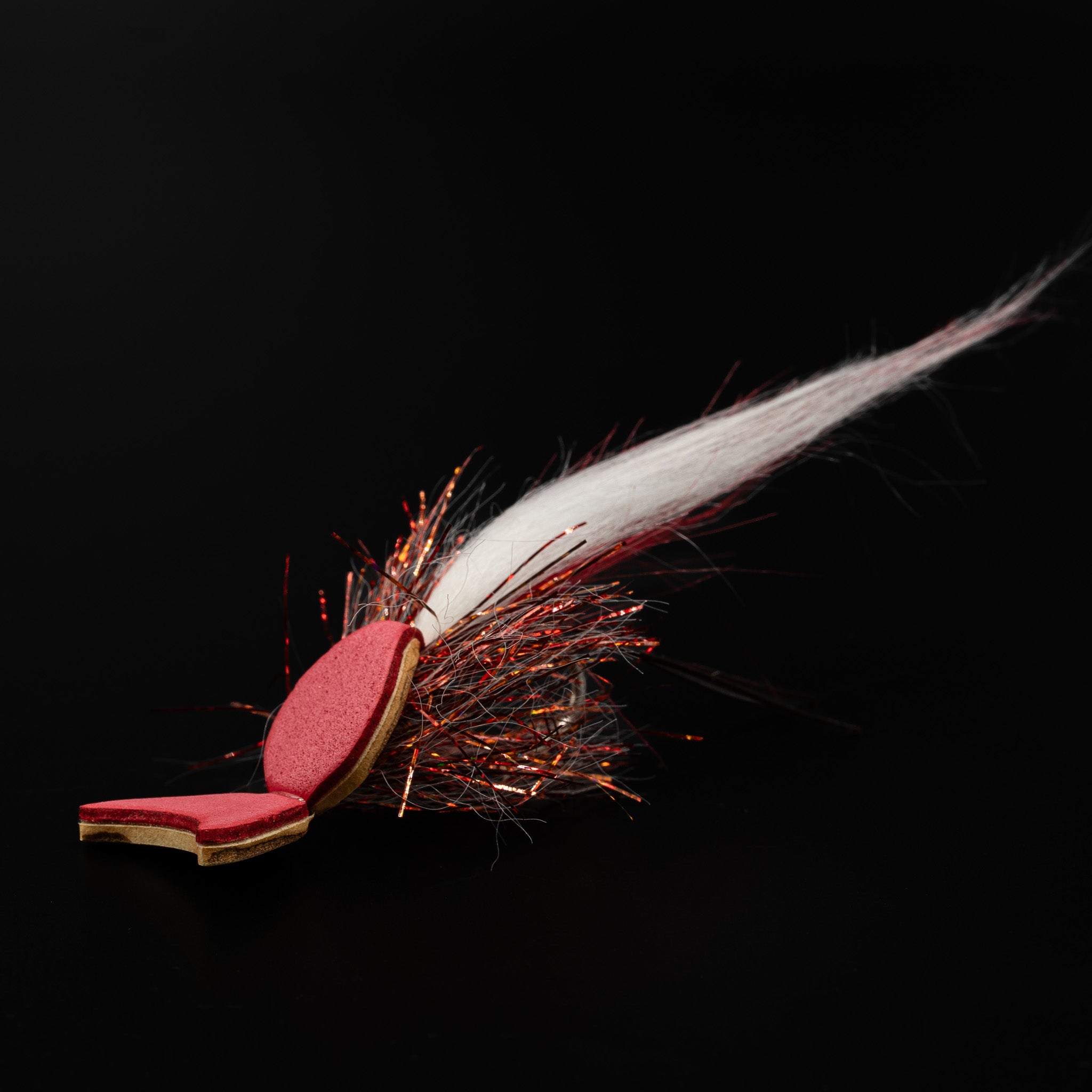 XL Gator Gurgler topwater fly on a Mustad 5/0 saltwater hook for redfish and tarpon - The Dirty Loaf - view 5