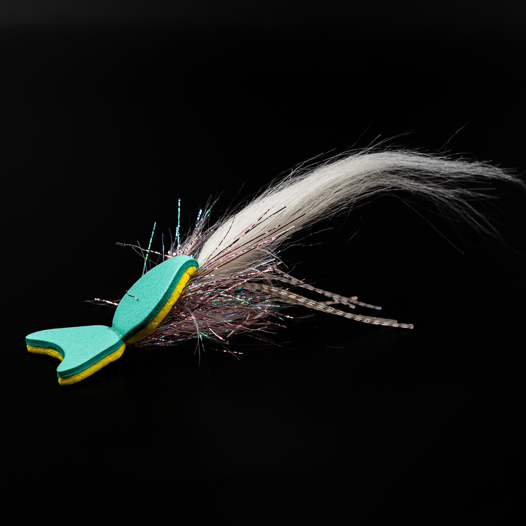 XL Gator Gurgler topwater fly on a Mustad 5/0 saltwater hook for redfish and tarpon - The Dirty Loaf - view 3