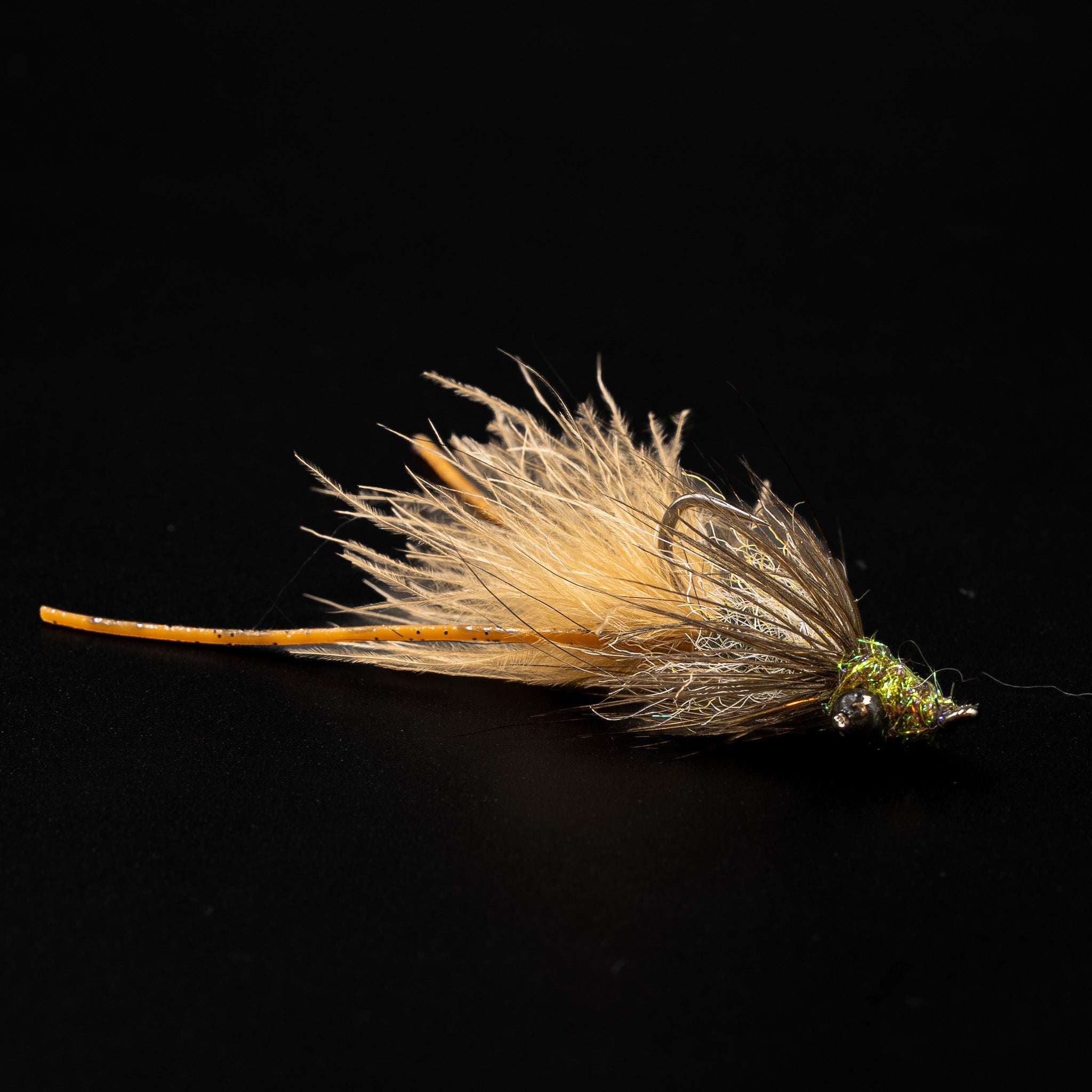 Carpet Crawler carp fly on a Mustad #6 hook - The Dirty Loaf