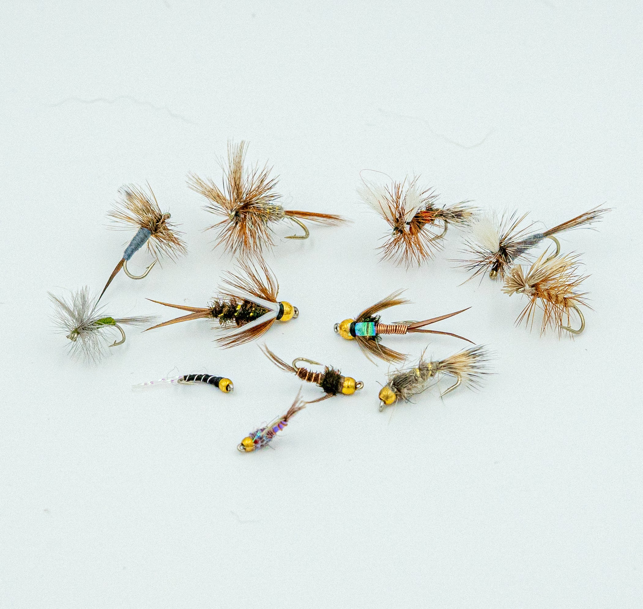 Trout All-Around 12 Fly Assortment – Finatics Fly Company