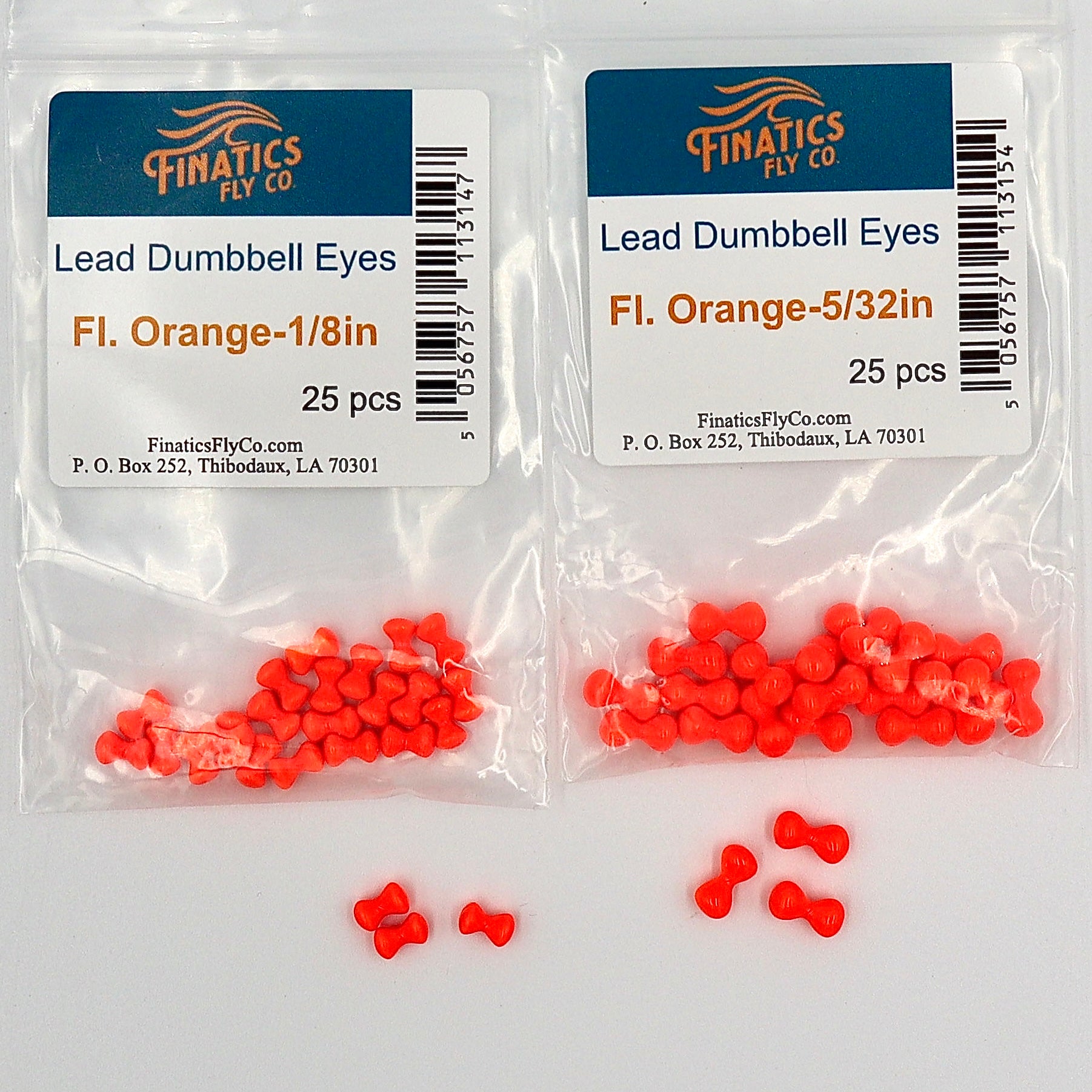 Dumbbell Eyes– Finatics Fly Company - fly tying material - image 6