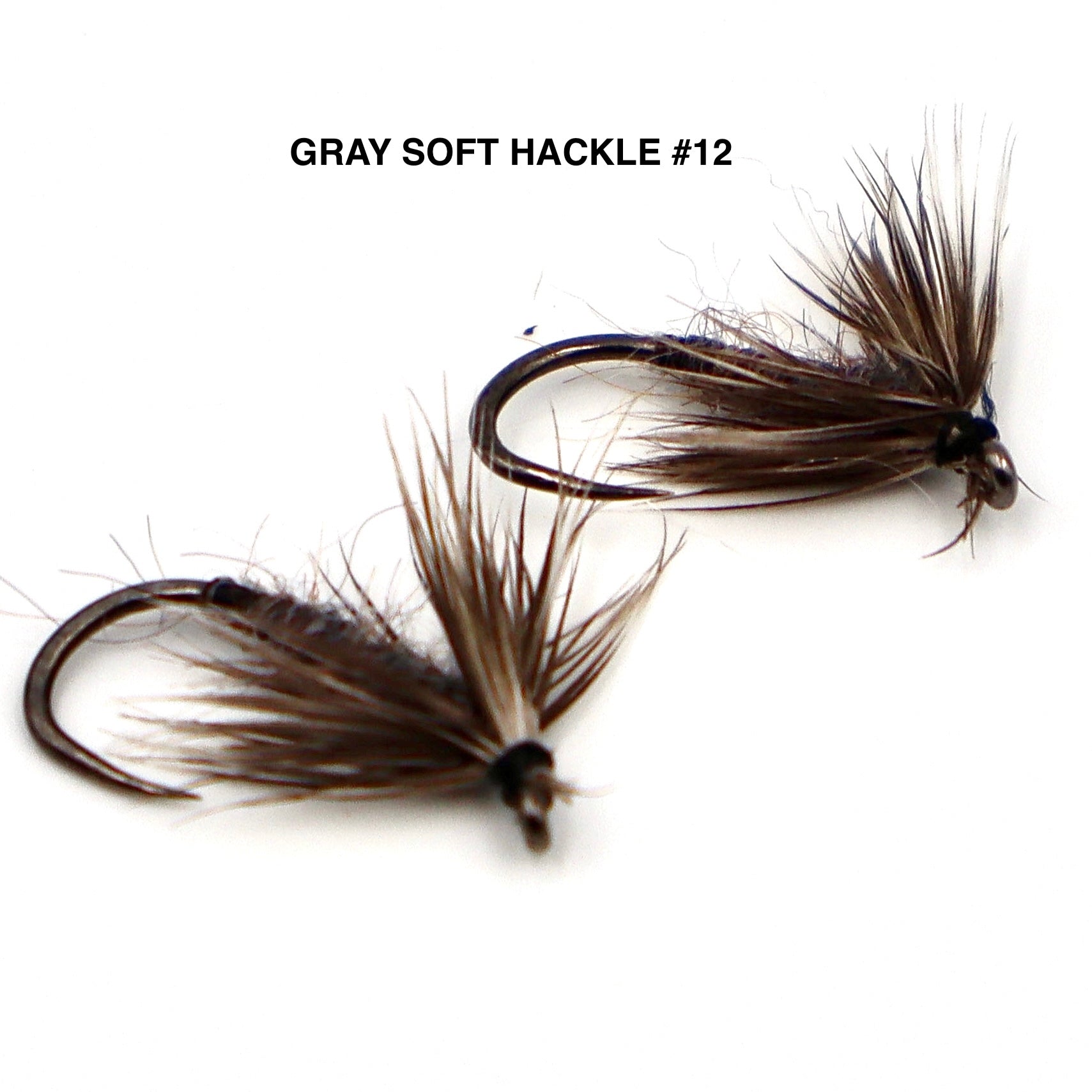 Grey Soft Hackle Wet Fly Size #12