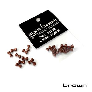 Hot Spot Lead Eyes - Sight Cast - fly tying material - image 4