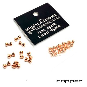 Hot Spot Lead Eyes - Sight Cast - fly tying material - image 23