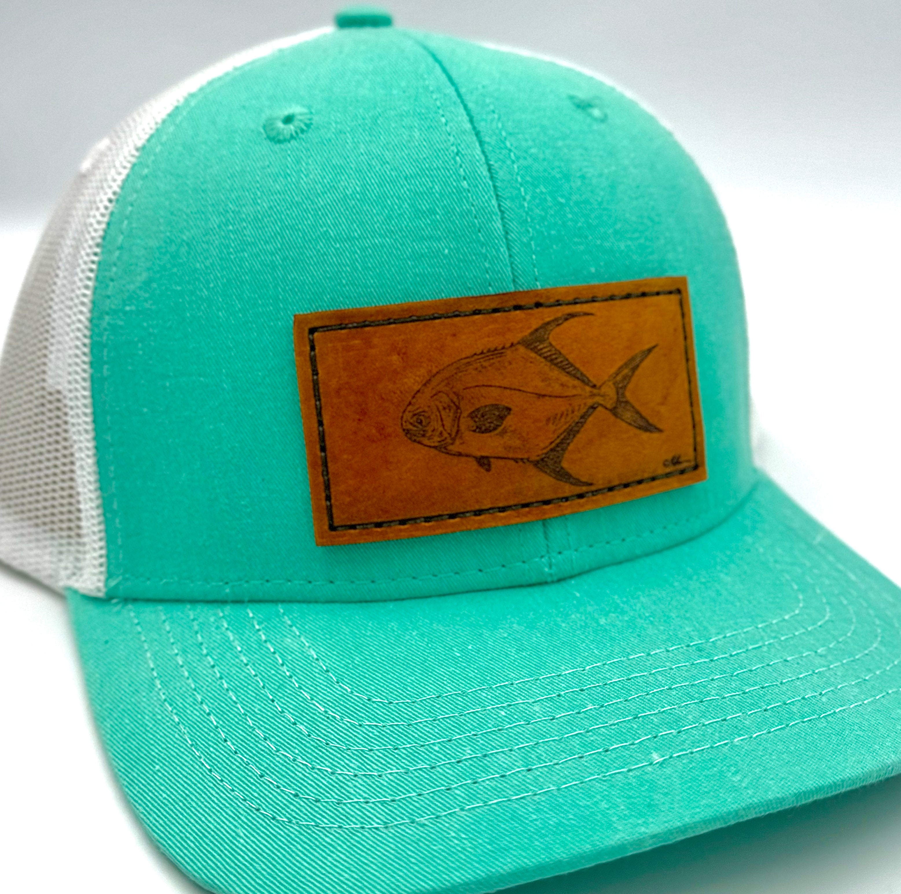 Permit Leather Patch Trucker Hat – Finatics Fly Company