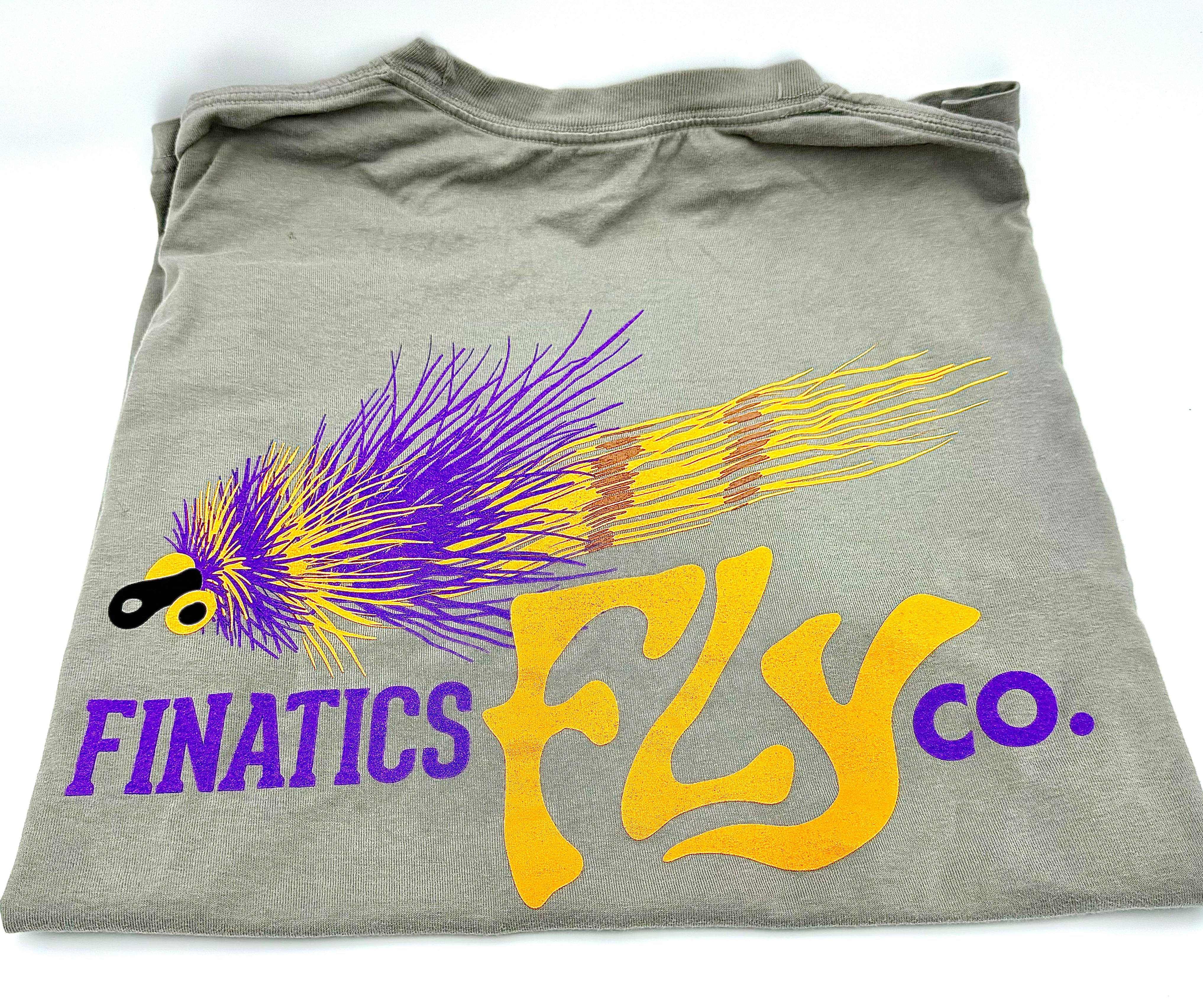 Saltwater Fly Pocket Comfort Wash T-Shirt -Finatics Fly Company - image 4