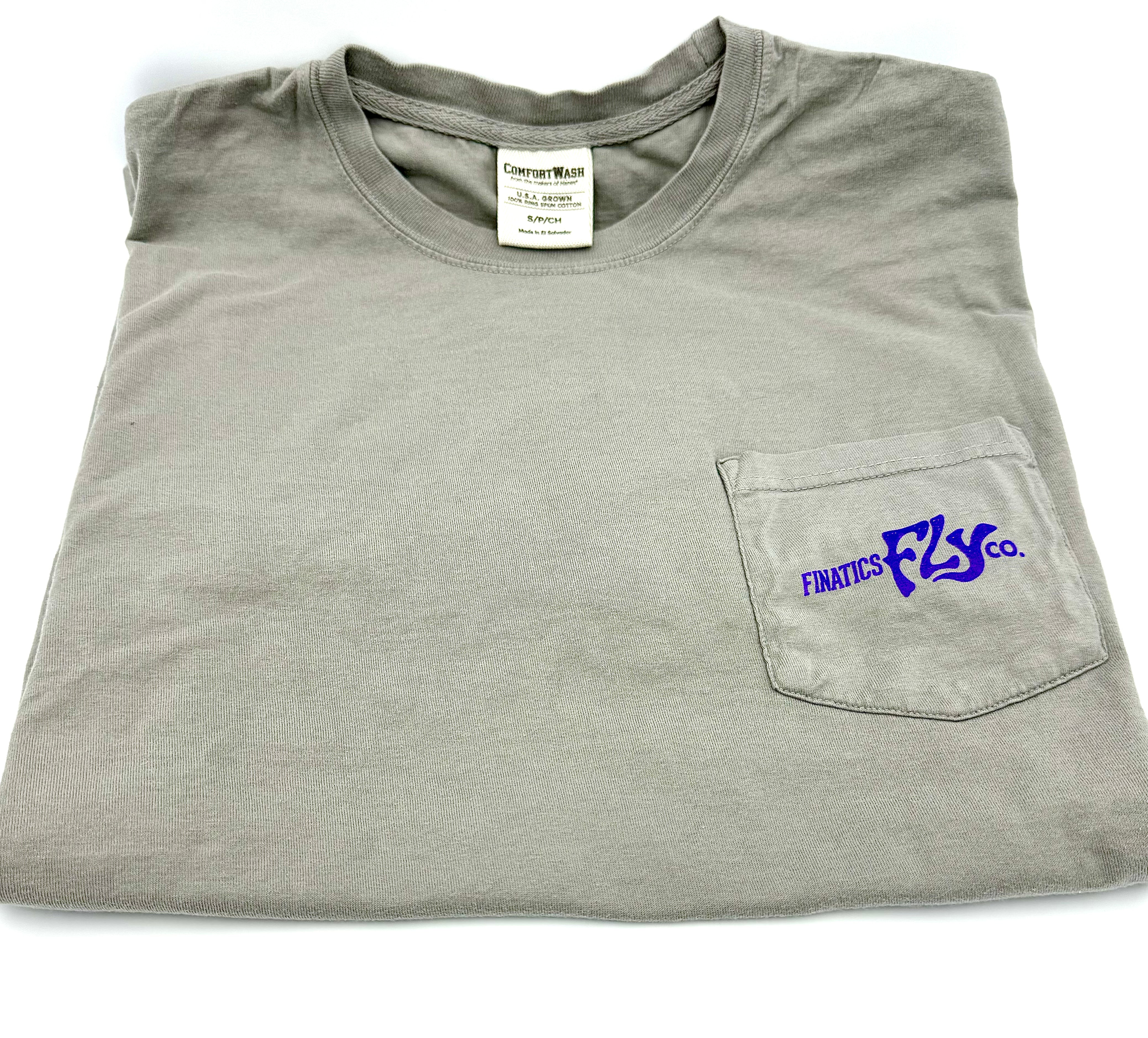Saltwater Fly Pocket Comfort Wash T-Shirt -Finatics Fly Company - image 5