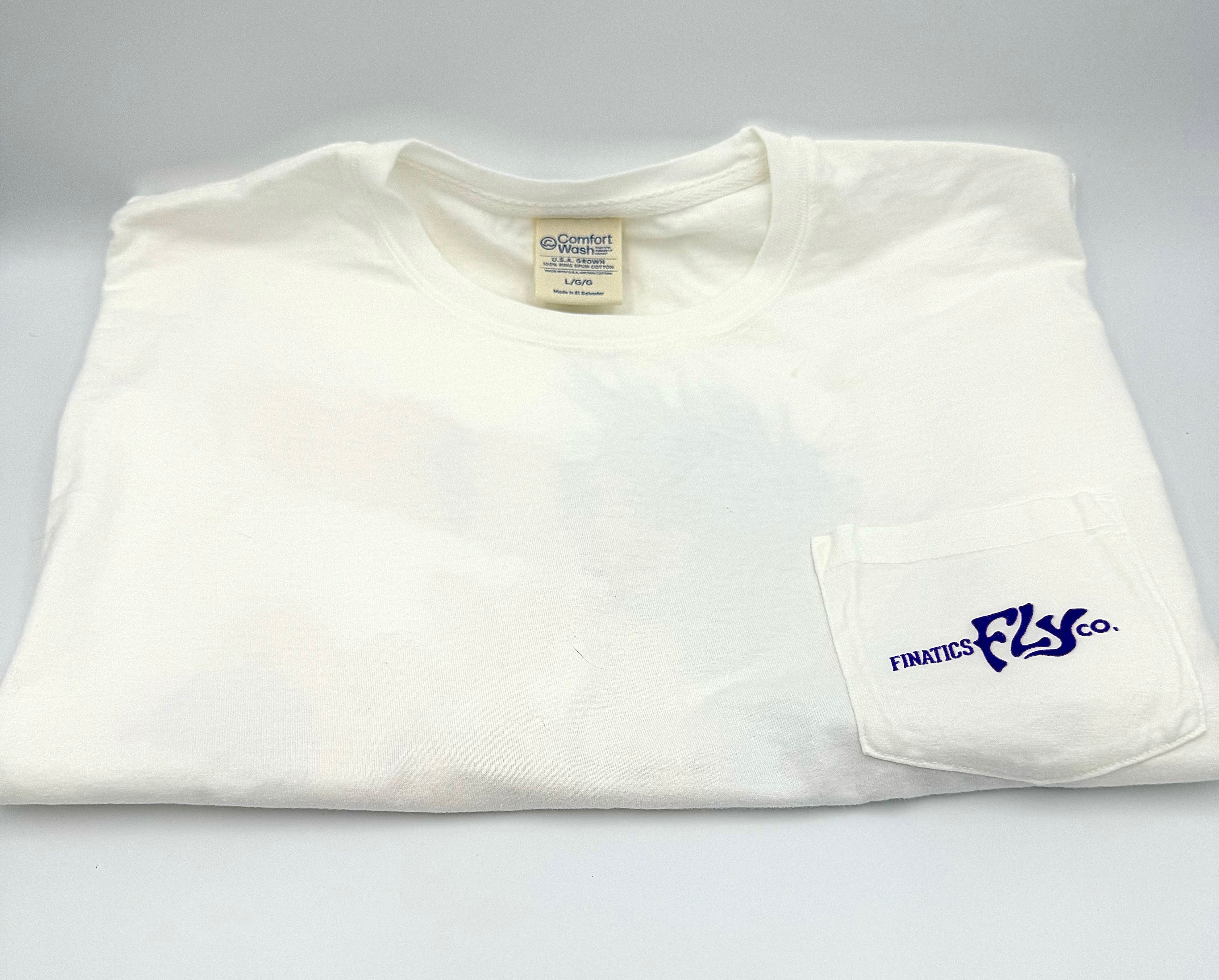 Saltwater Fly Pocket Comfort Wash T-Shirt -Finatics Fly Company - image 7