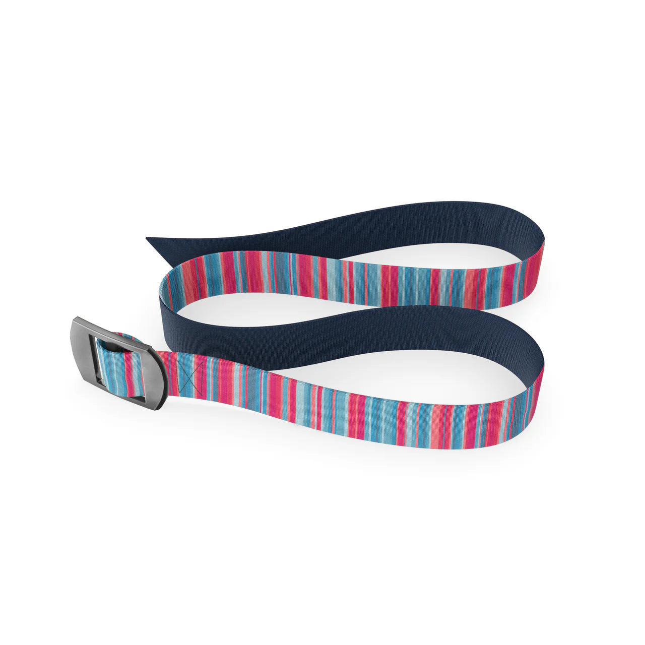 BASECAMP REV BELTblue strap coiled with buckle visible