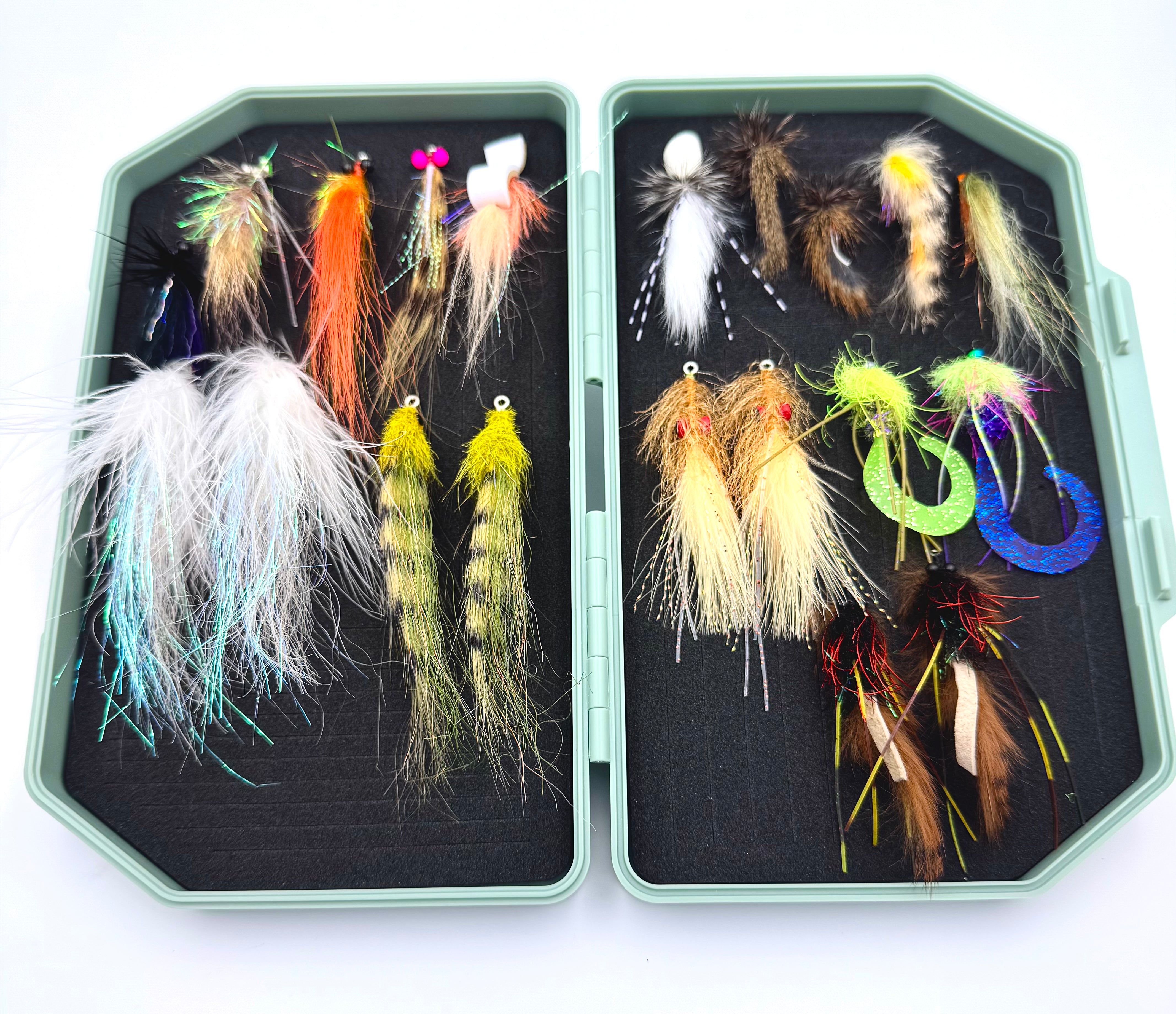 compact waterproof fly box with multiple compartments