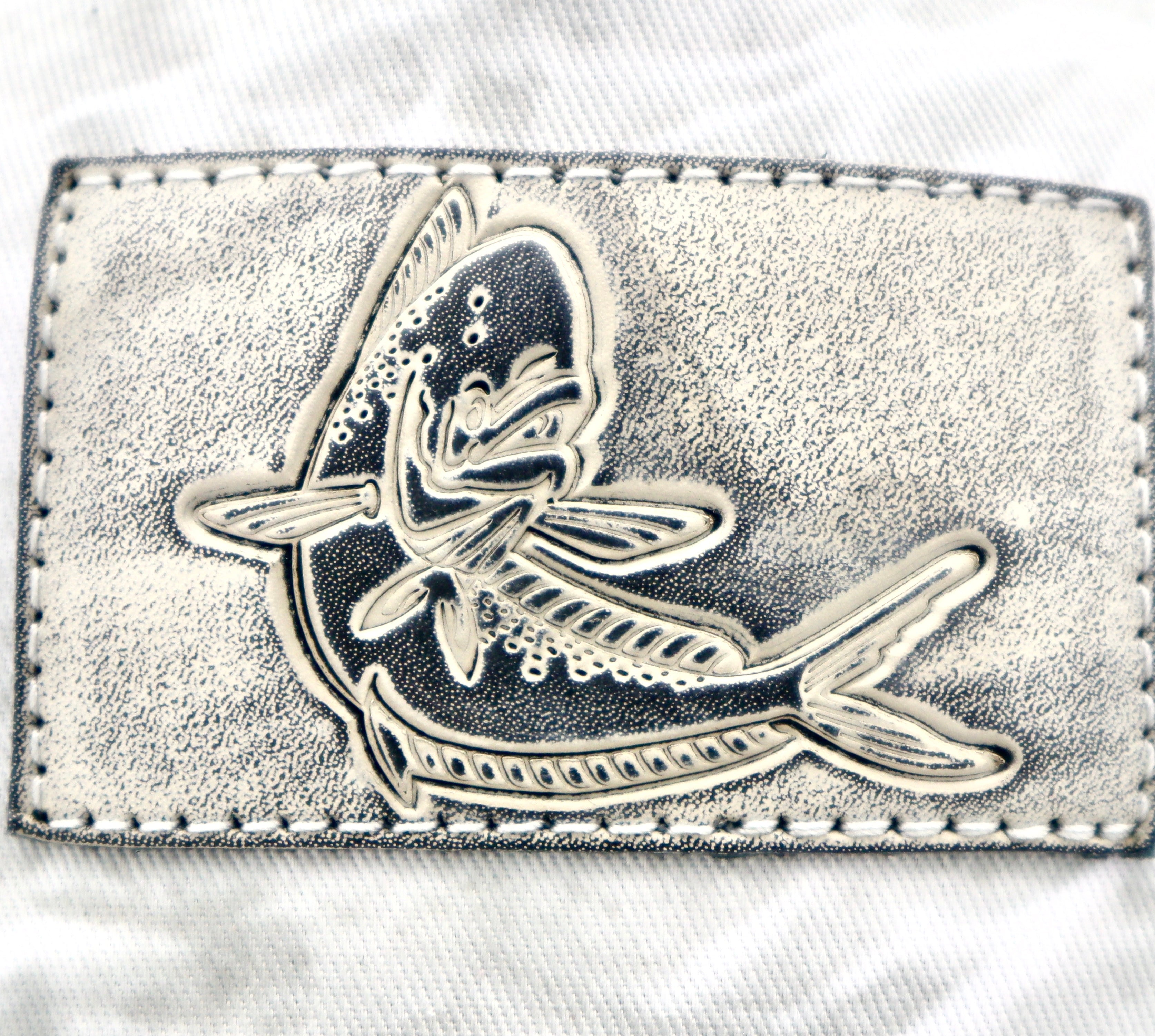 Mahi Mahi Leather Patch Trucker Hat – Finatics Fly Company