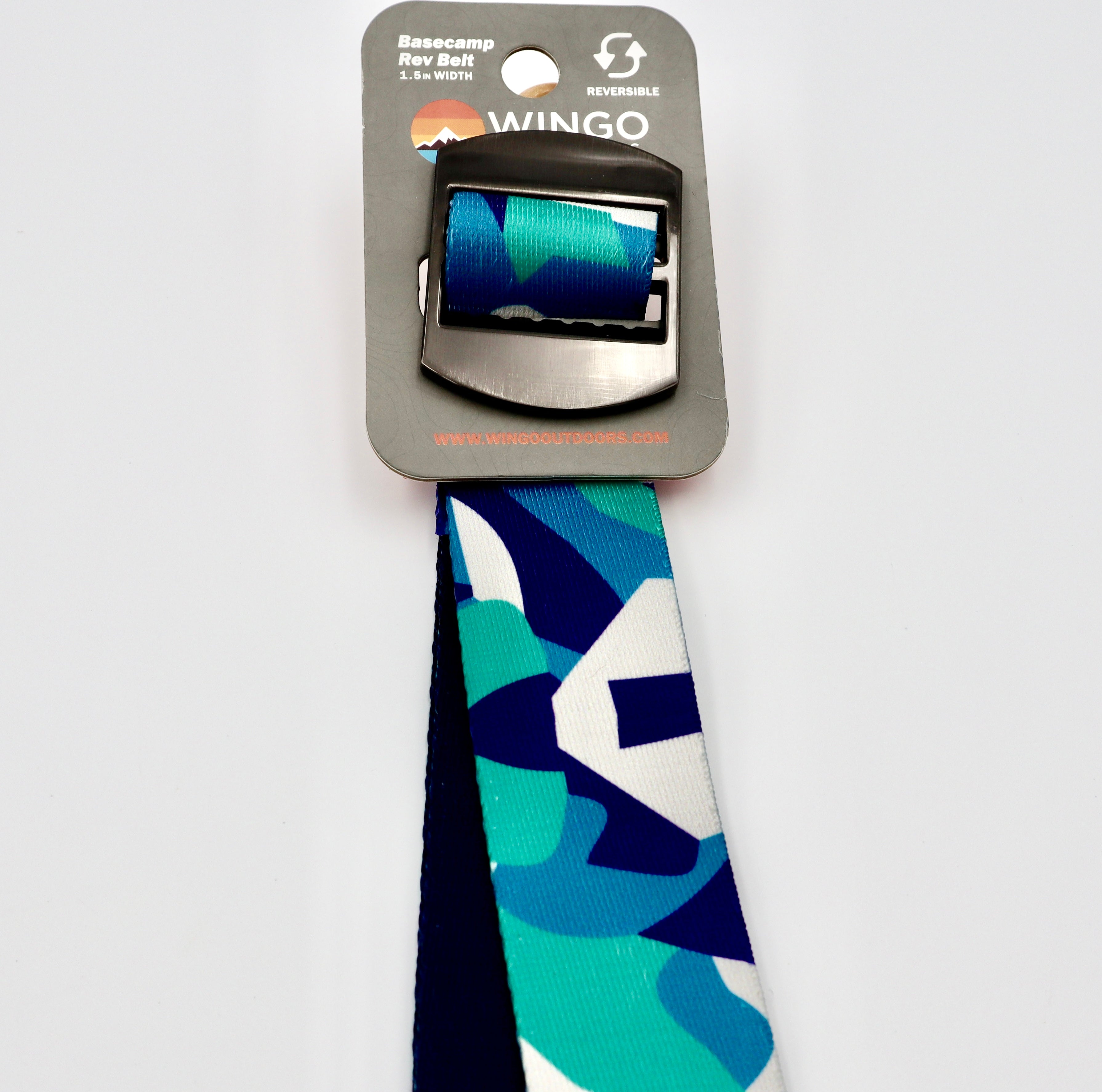 BASECAMP REV BELTclose up of buckle and material design