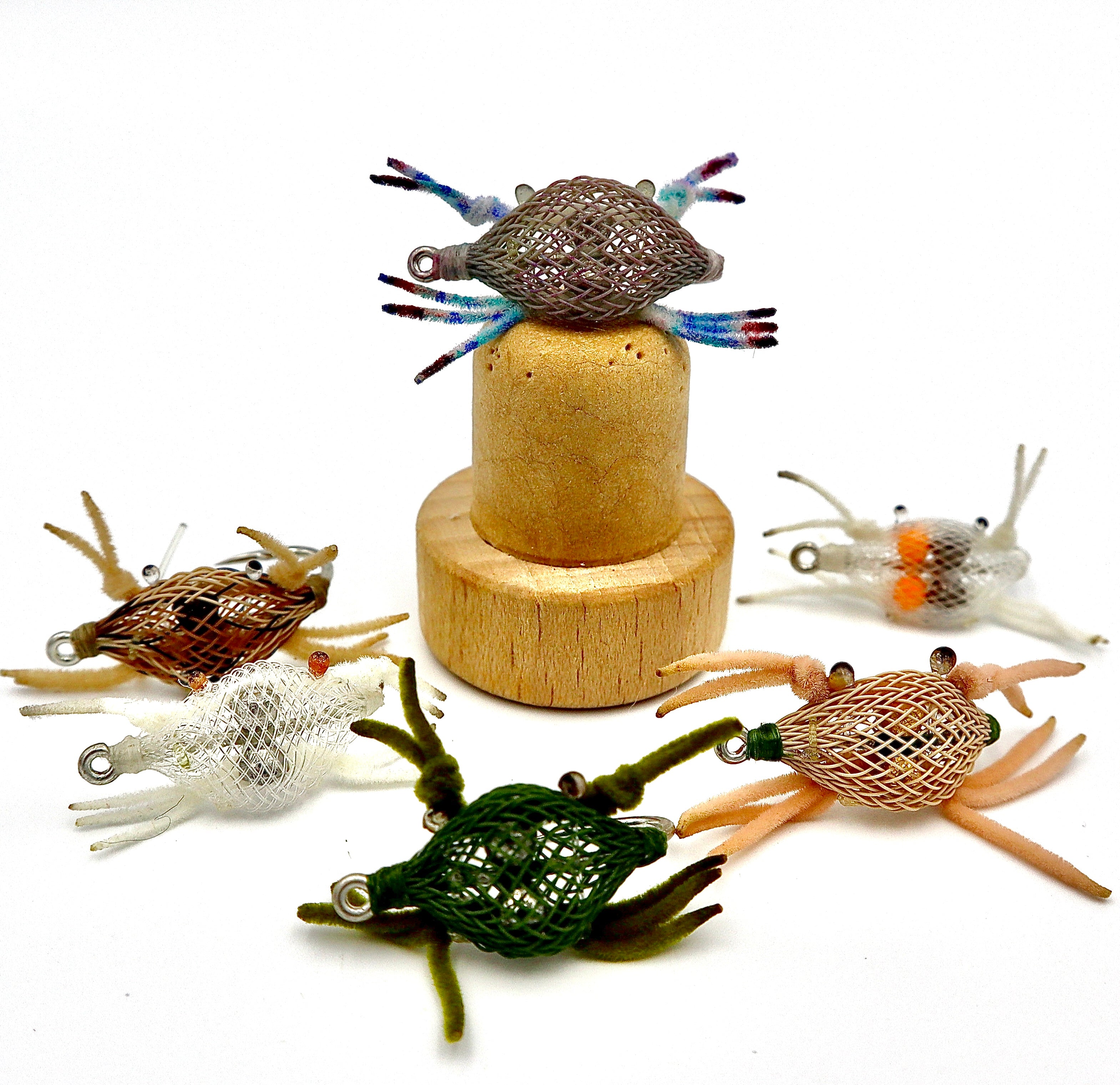 Alphlexo Crab Fly tan pattern for bonefish