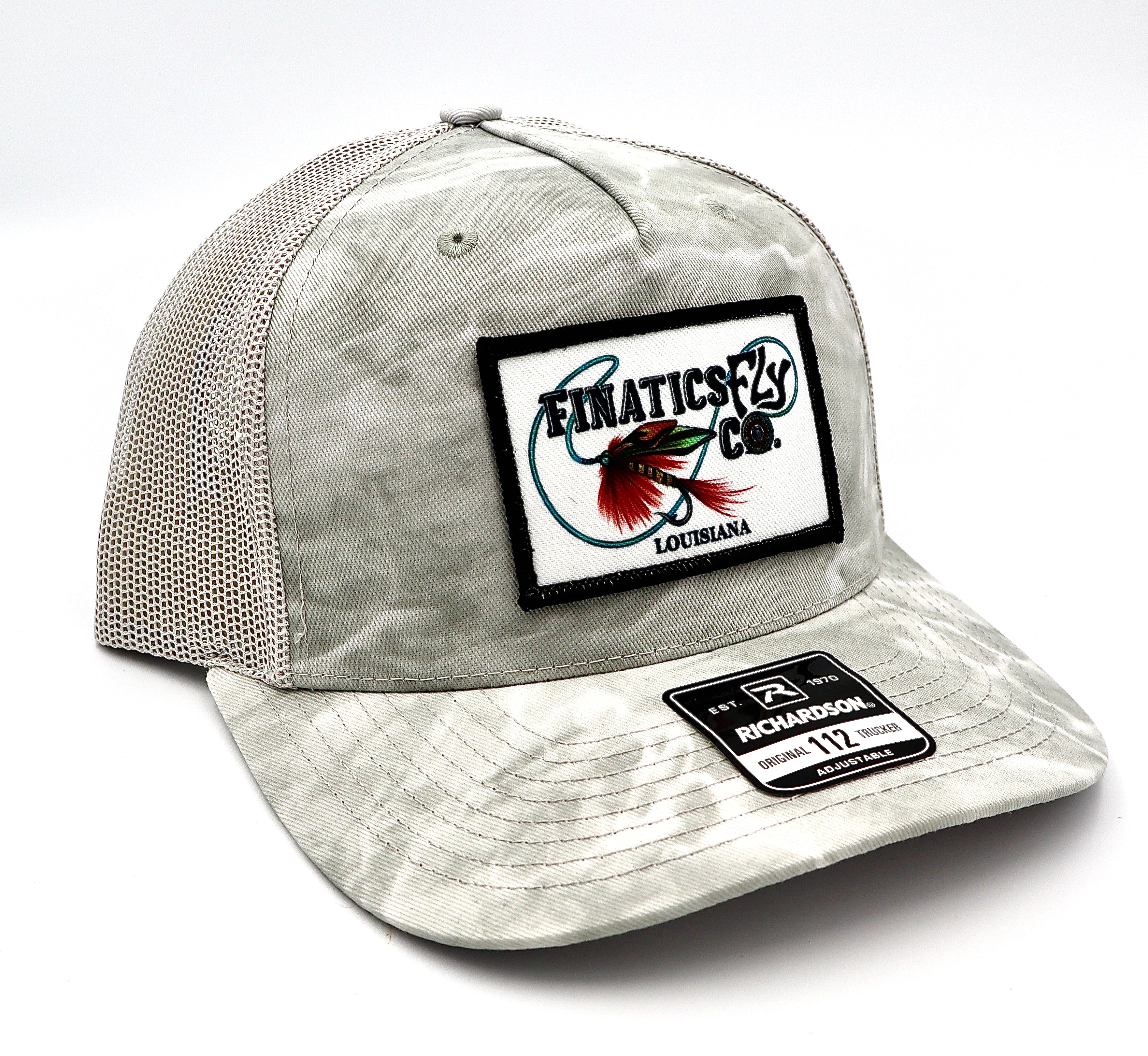 Silver Mossy Oak Patch Hat – Finatics Fly Company