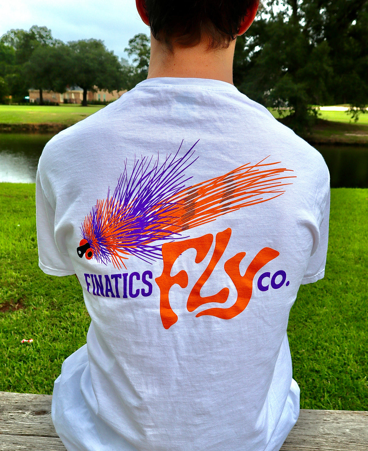 Saltwater Fly Pocket Comfort Wash T-Shirt -Finatics Fly Company - image 3