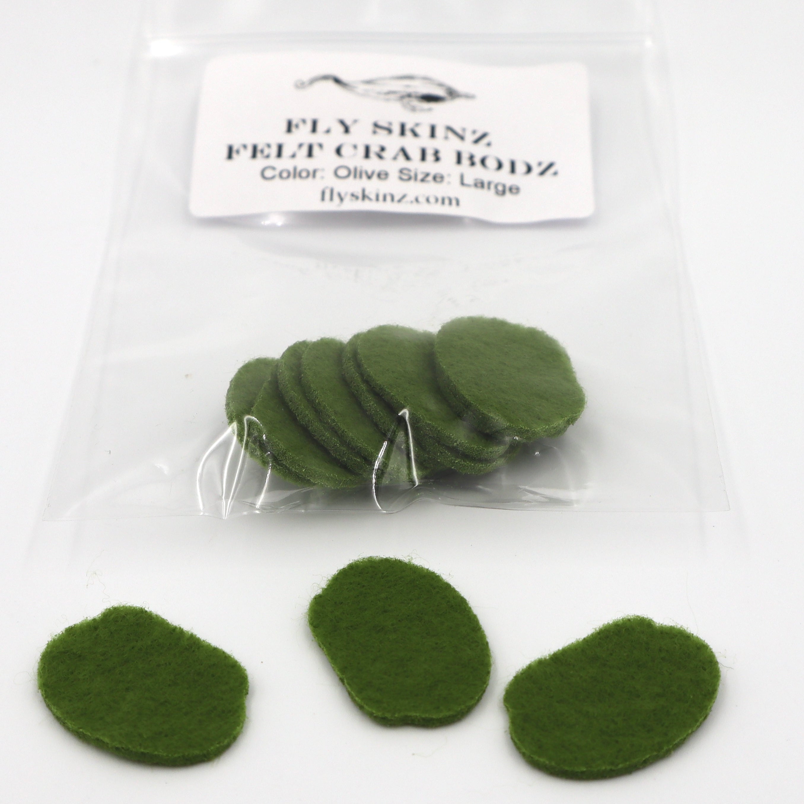 Felt Crab Bodz- Fly Skinz - fly tying material - image 6