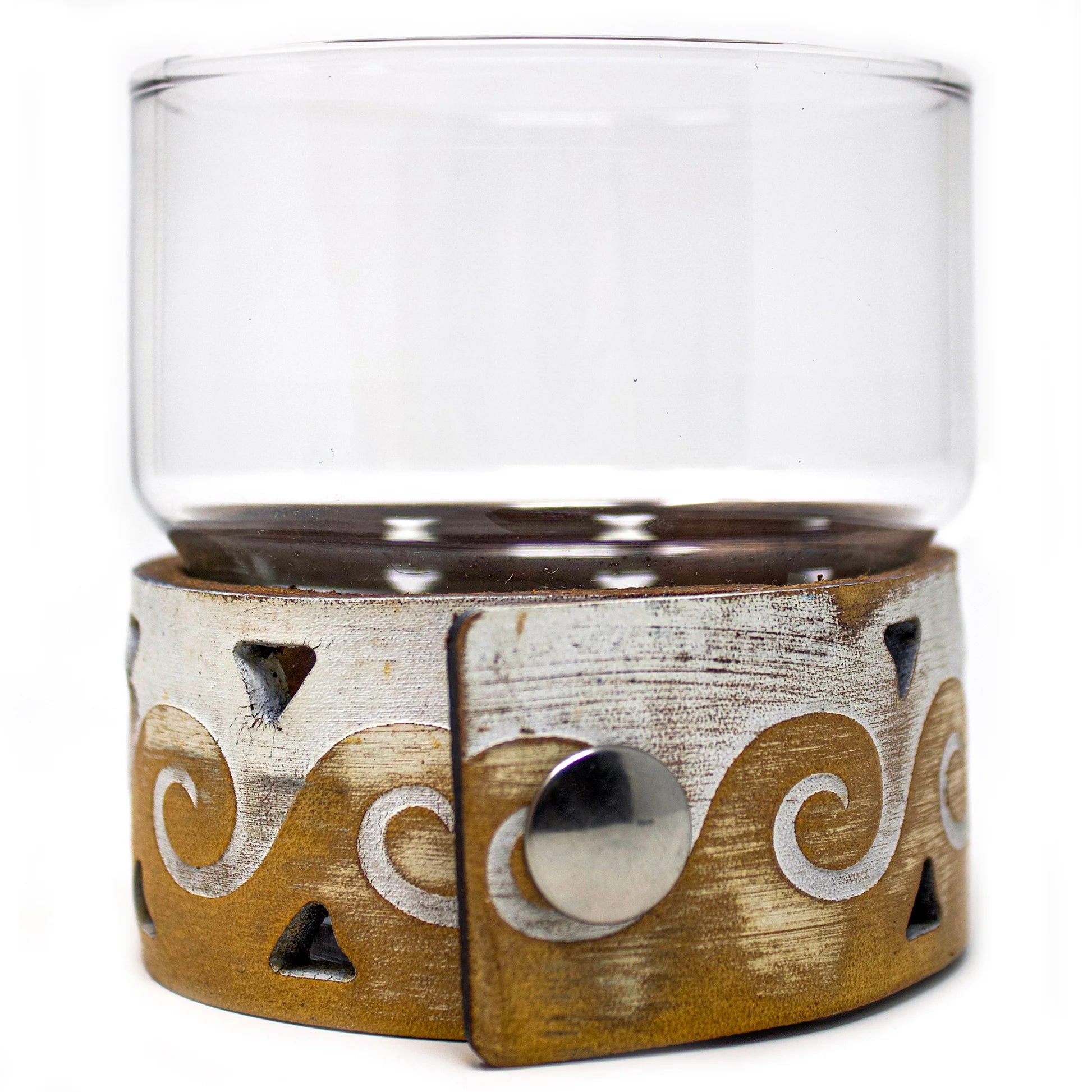 Newton Rocks Glass Leather Wrap - Tidal Wave Set