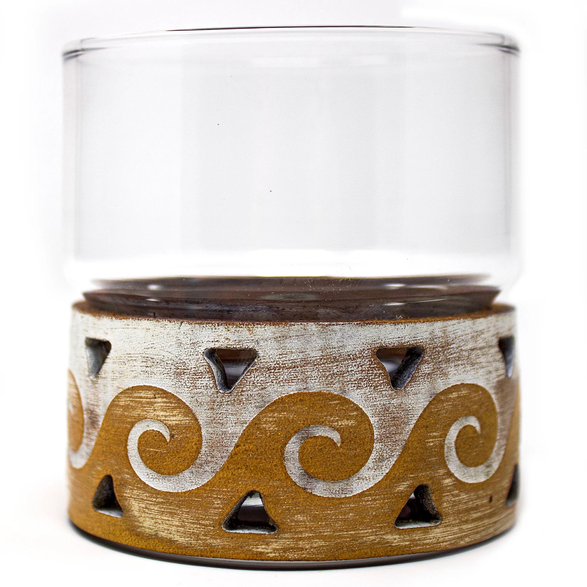 Newton Rocks Glass Leather Wrap - Tidal Wave Set