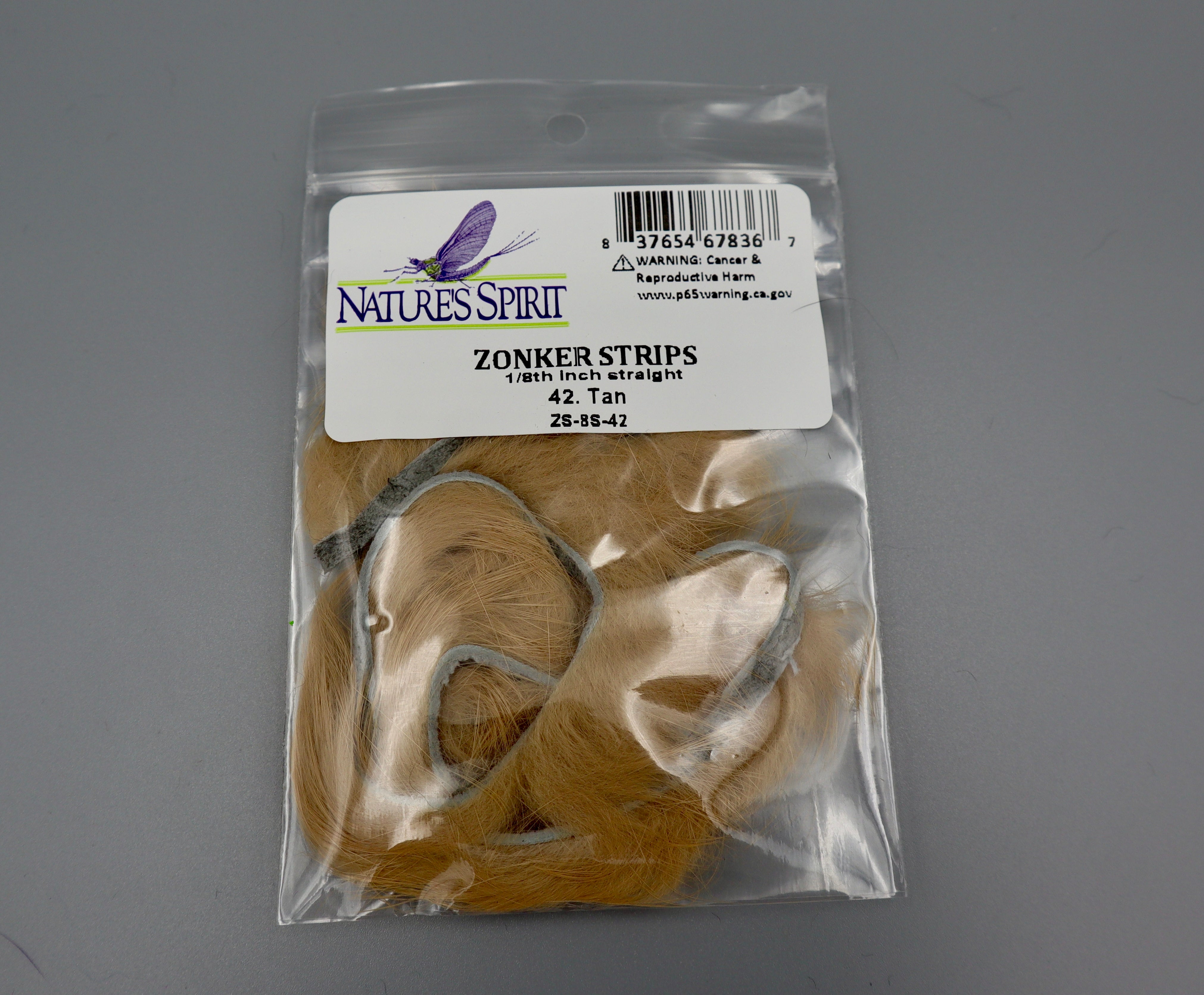 Zonker Strips 1/8 In Straight Cut- Nature's Spirit - fly tying material - image 12