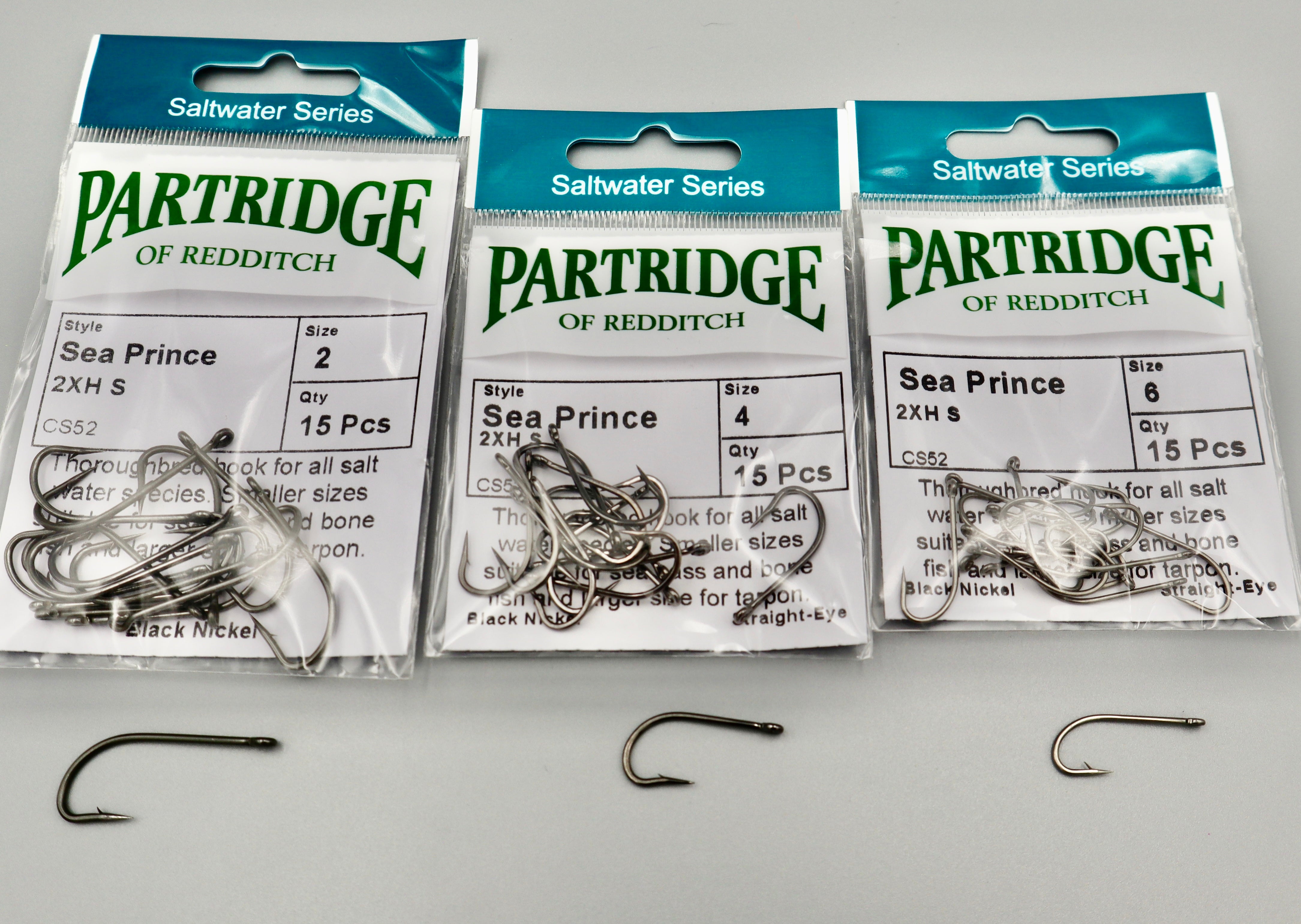 Partridge Of Redditch Sea Prince Hooks 2XH S