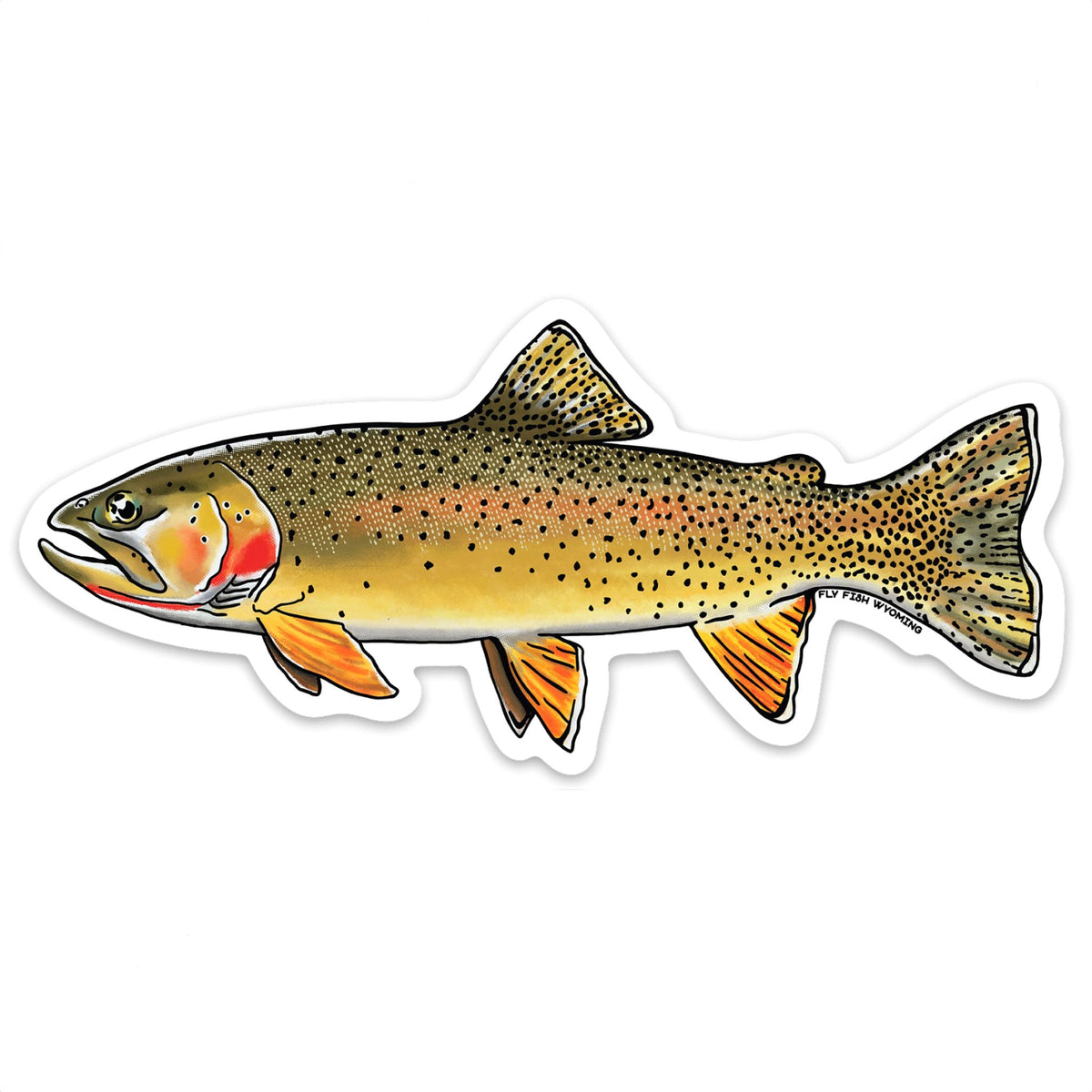 Trout Species Series - Snake River Cutthroat Sticker