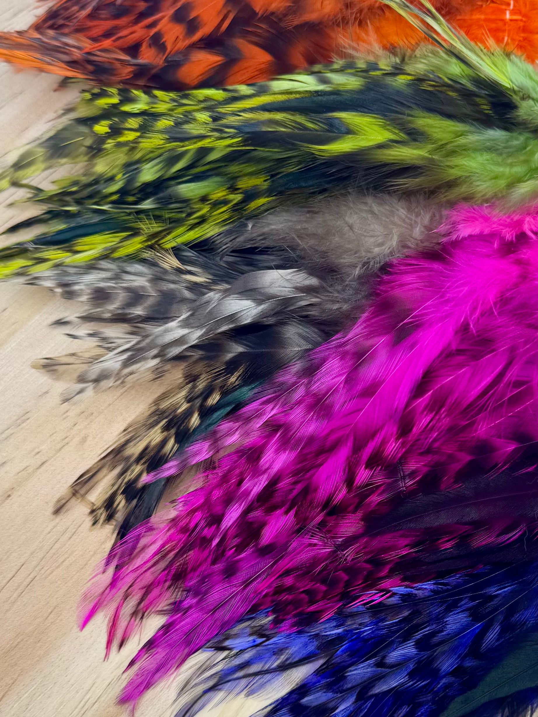Strung Variant Saddle- Nature's Spirit - fly tying material - image 8