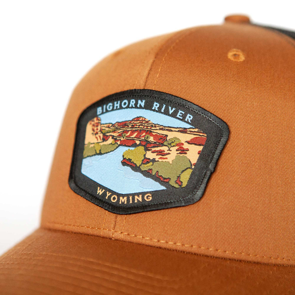 Bighorn River Wyoming Patch Hat