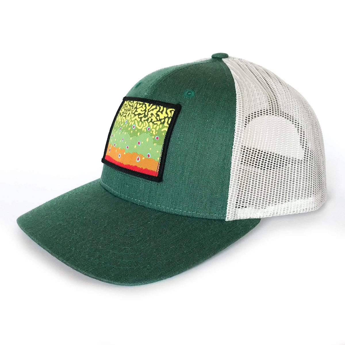 Brook Trout Pattern Patch Hat