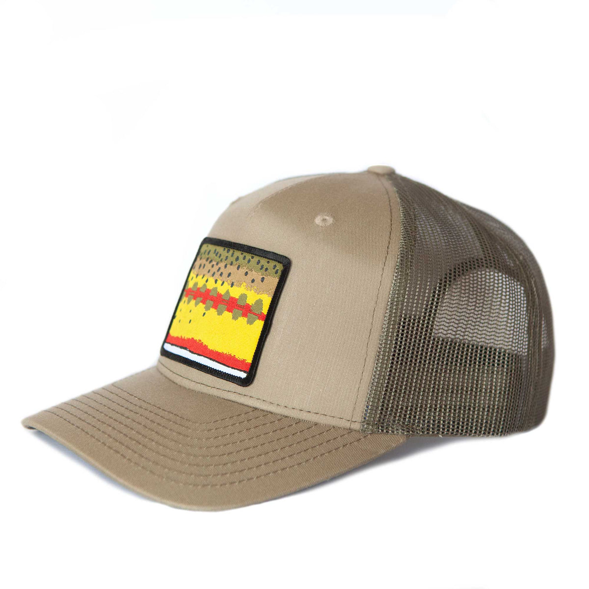 Golden Trout Pattern Patch Hat