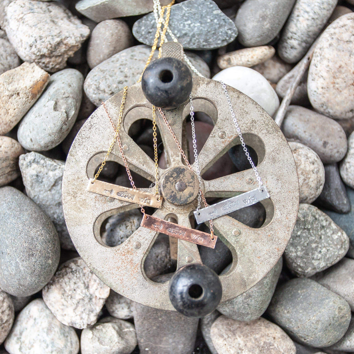 Fly Fish Wyoming Necklace