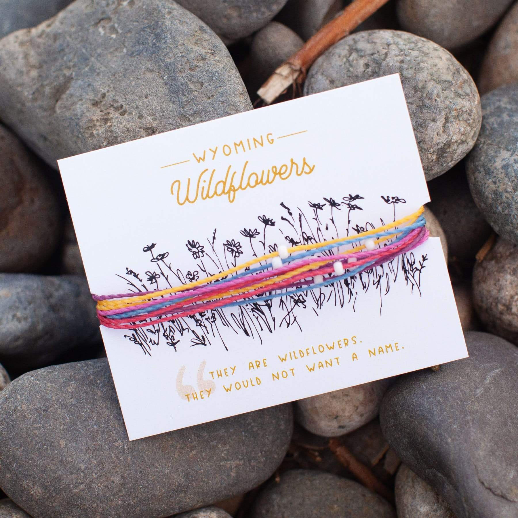Wyoming Wildflowers Bracelet