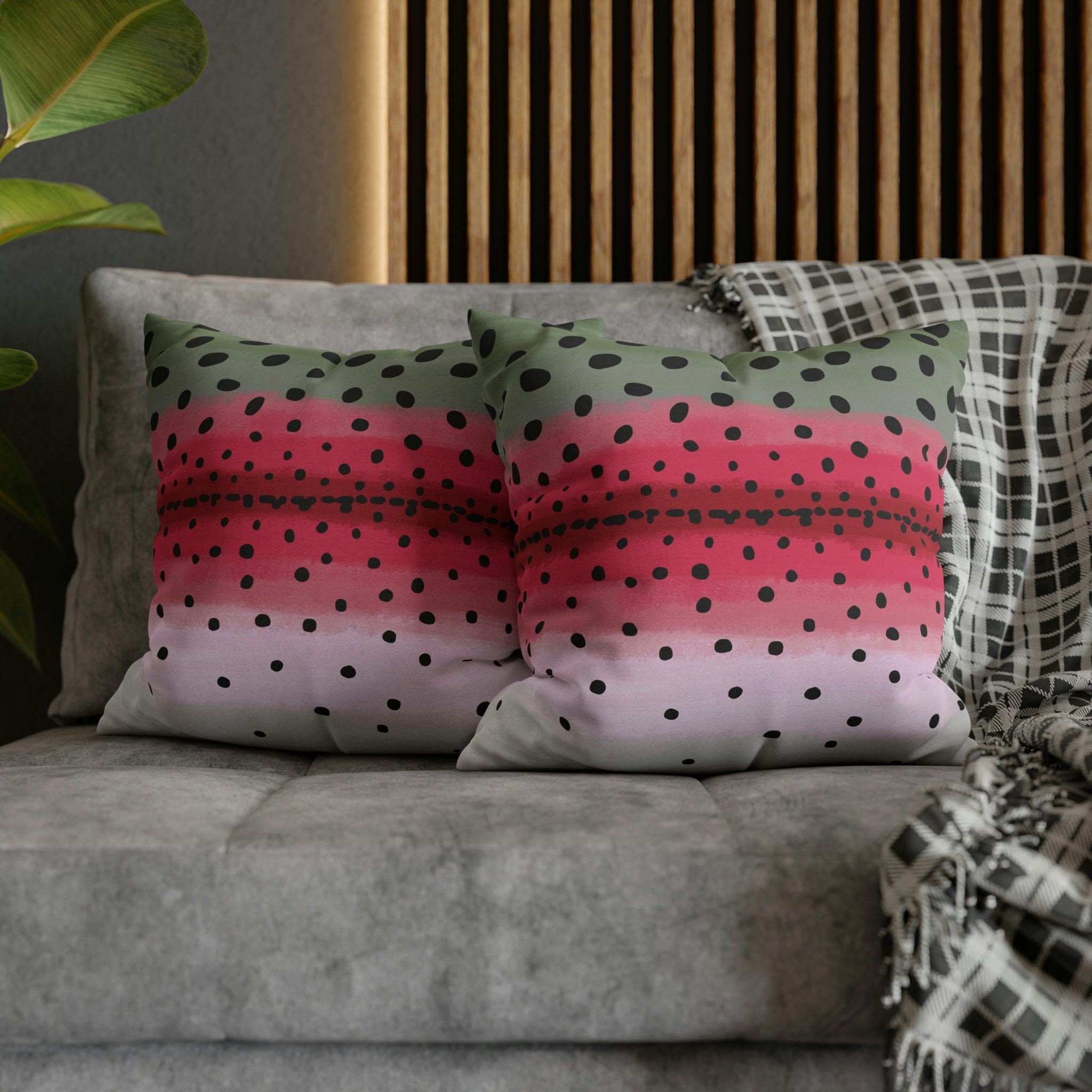 Rainbow Trout Pillow