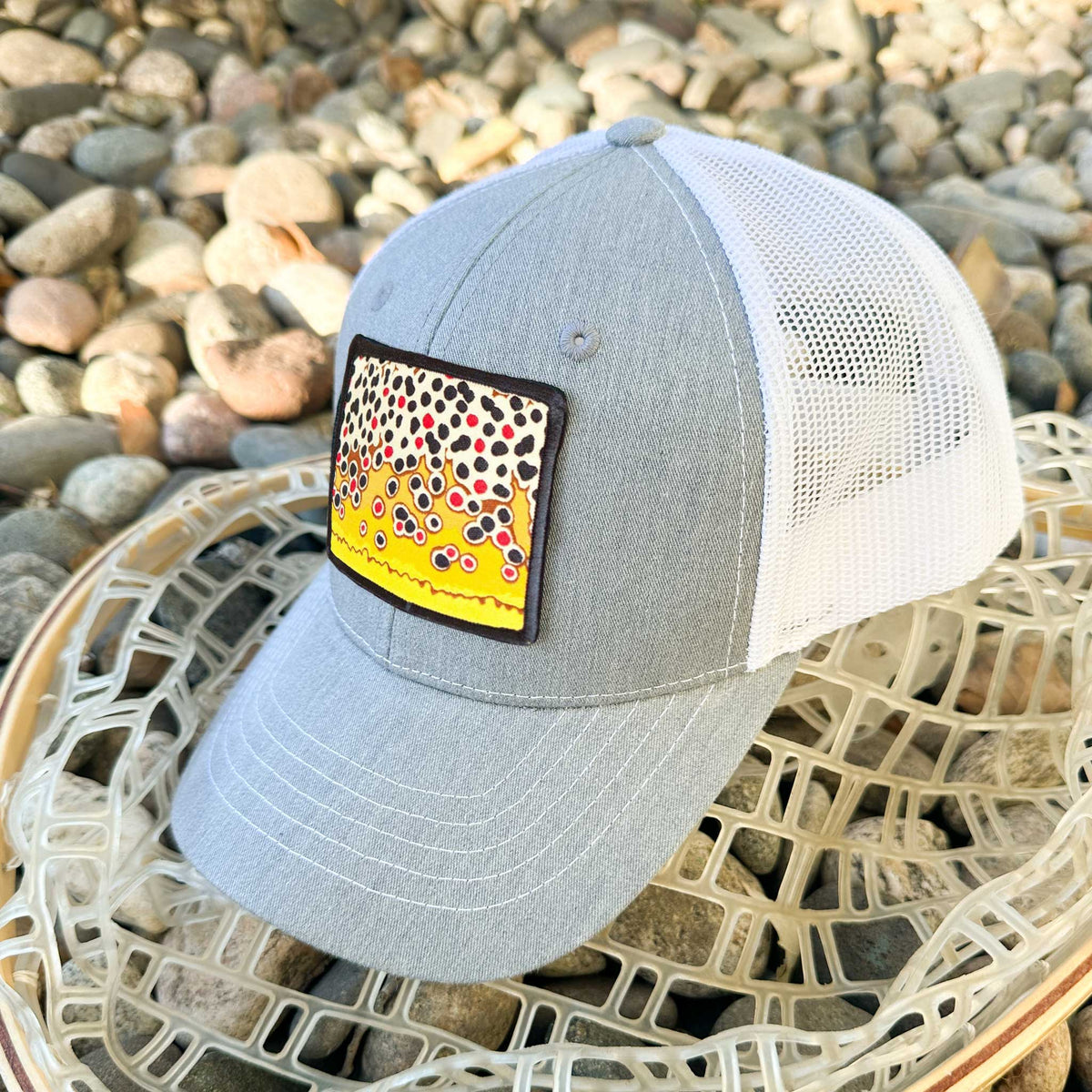 Youth Trout Pattern Patch Hats